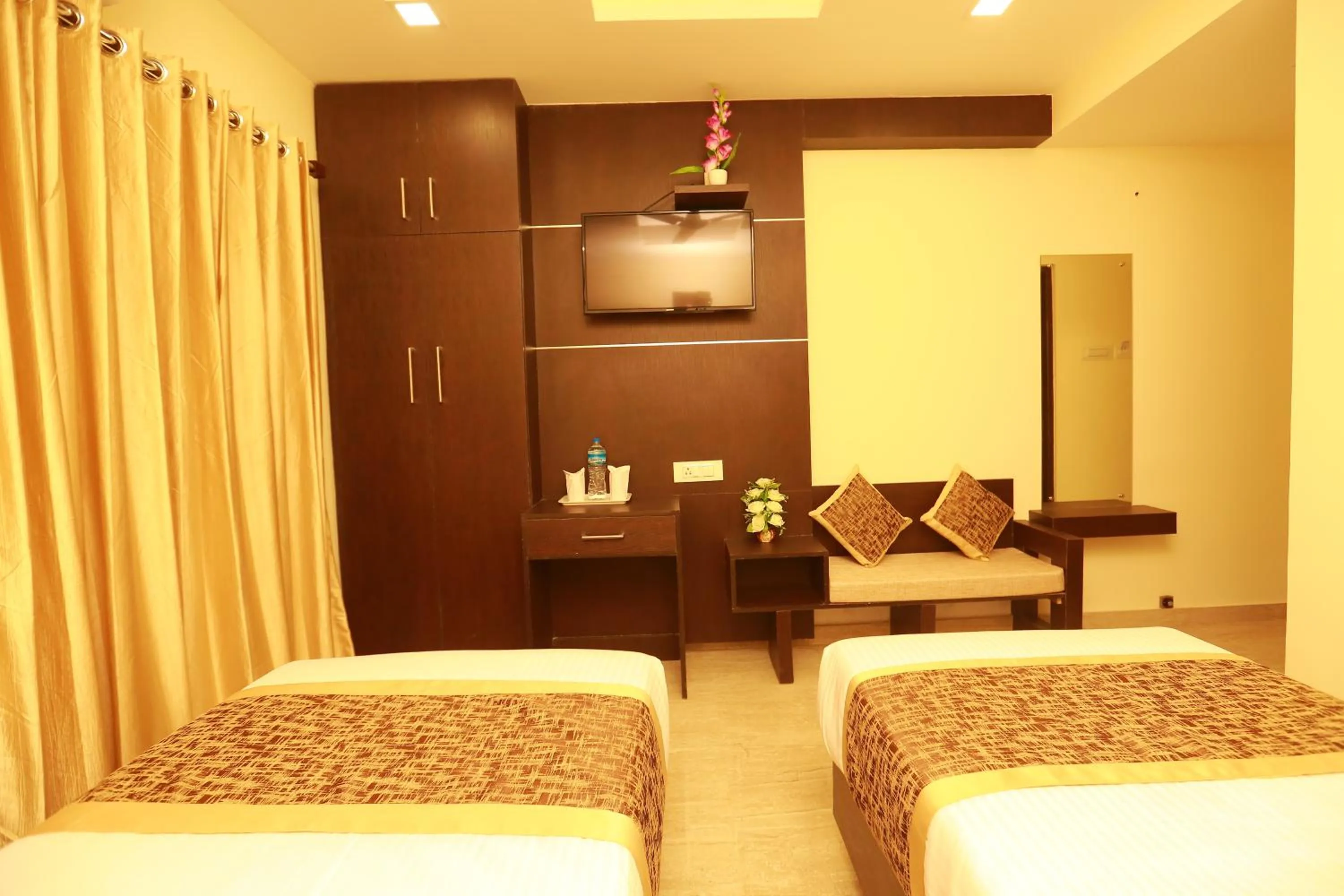 Bedroom in The Crescent Suites