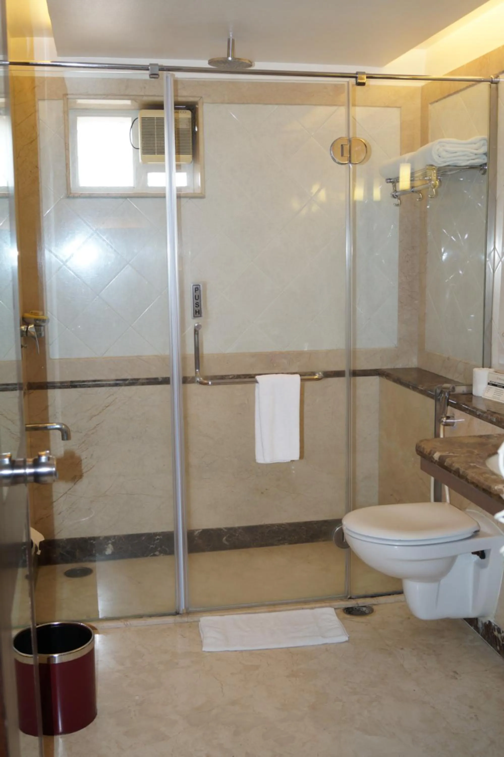 Toilet in The President Hotel