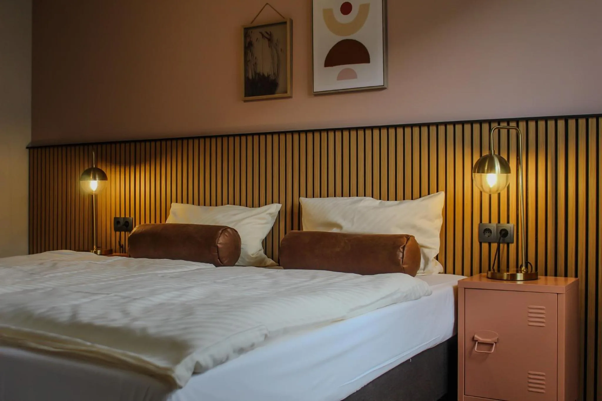 Bed in Airport Hotel Jägerhof Weeze