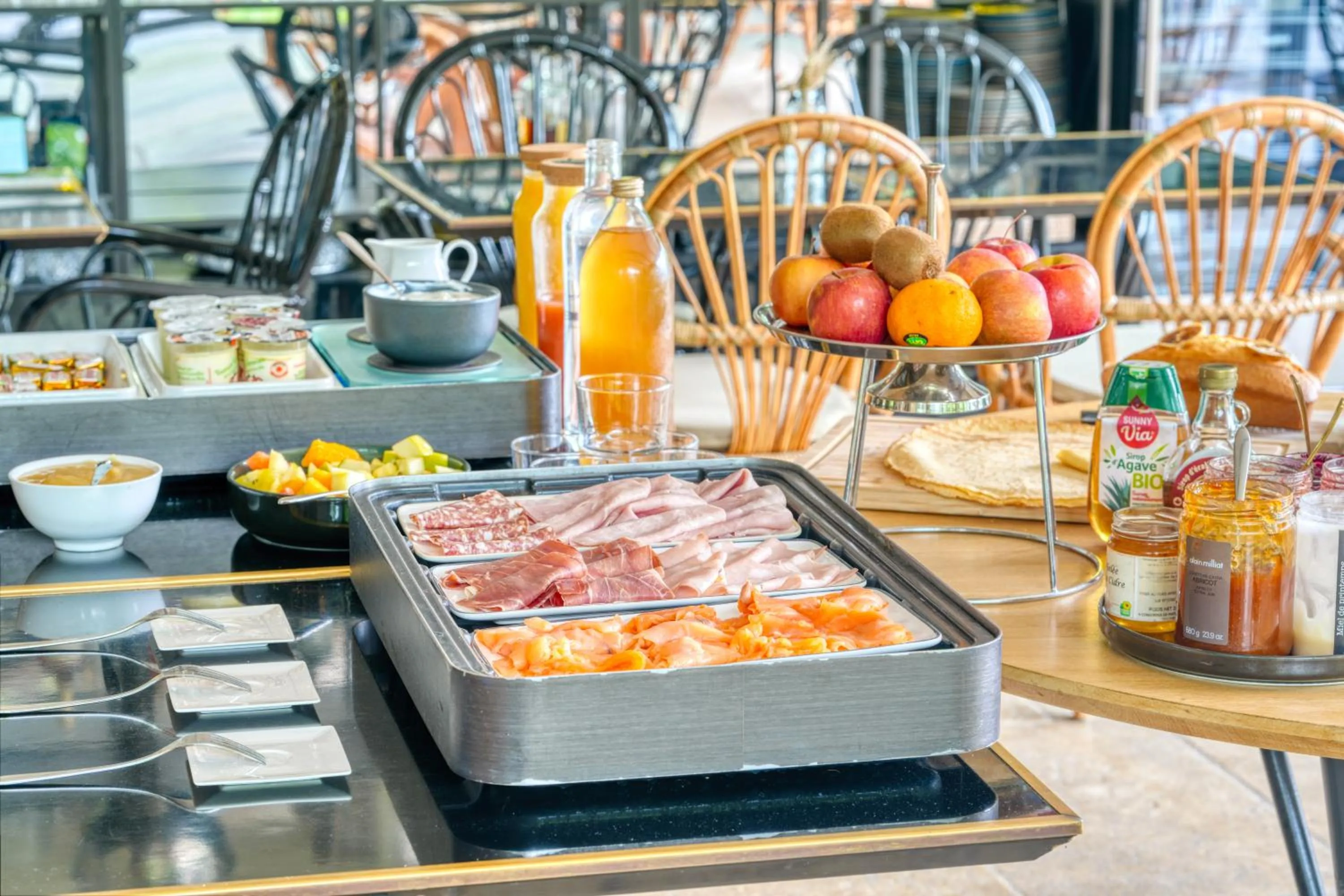 Breakfast in Domaine de Bellevue - Restaurant & Spa