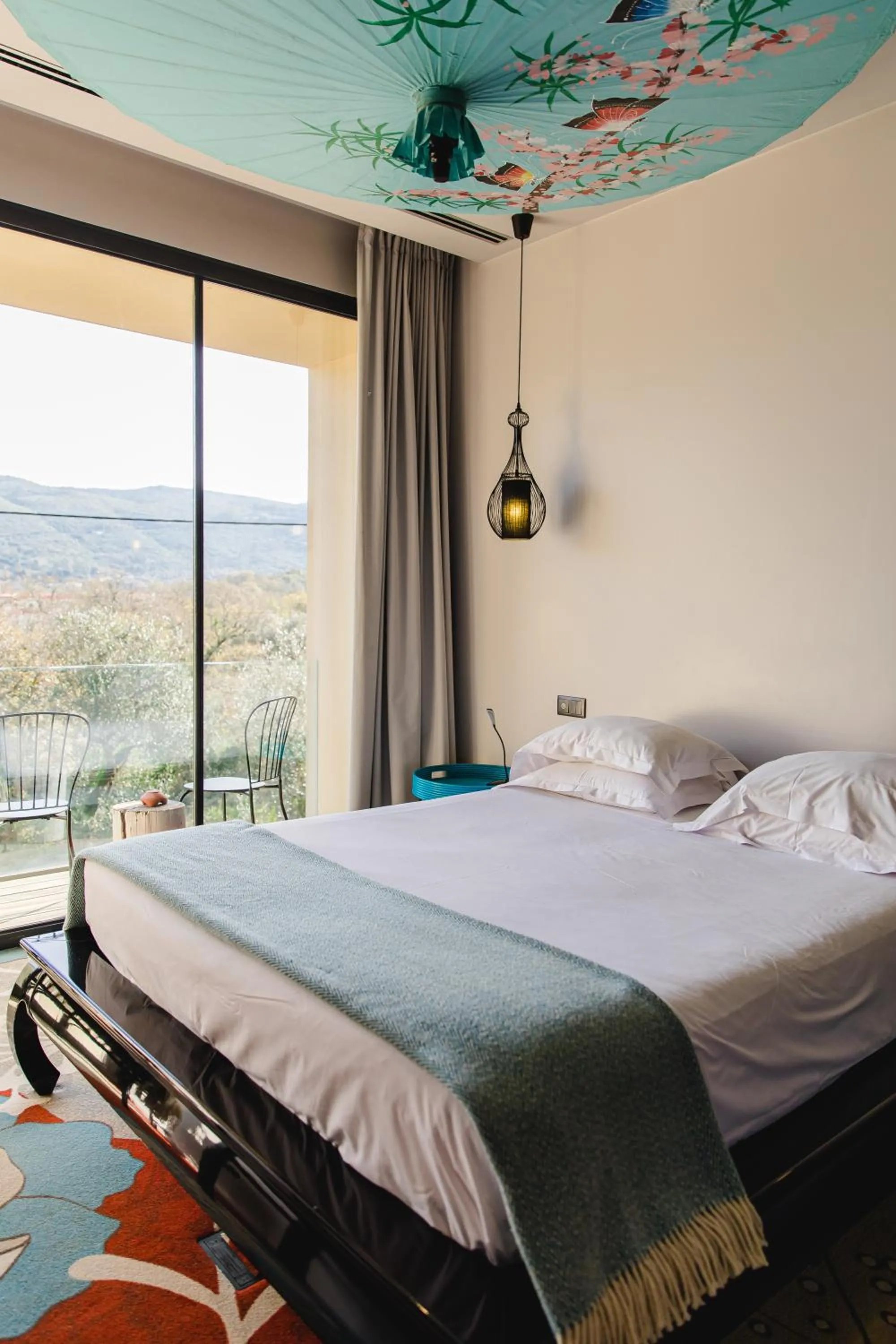 Bedroom, Bed in Cooking and Nature - Emotional Hotel