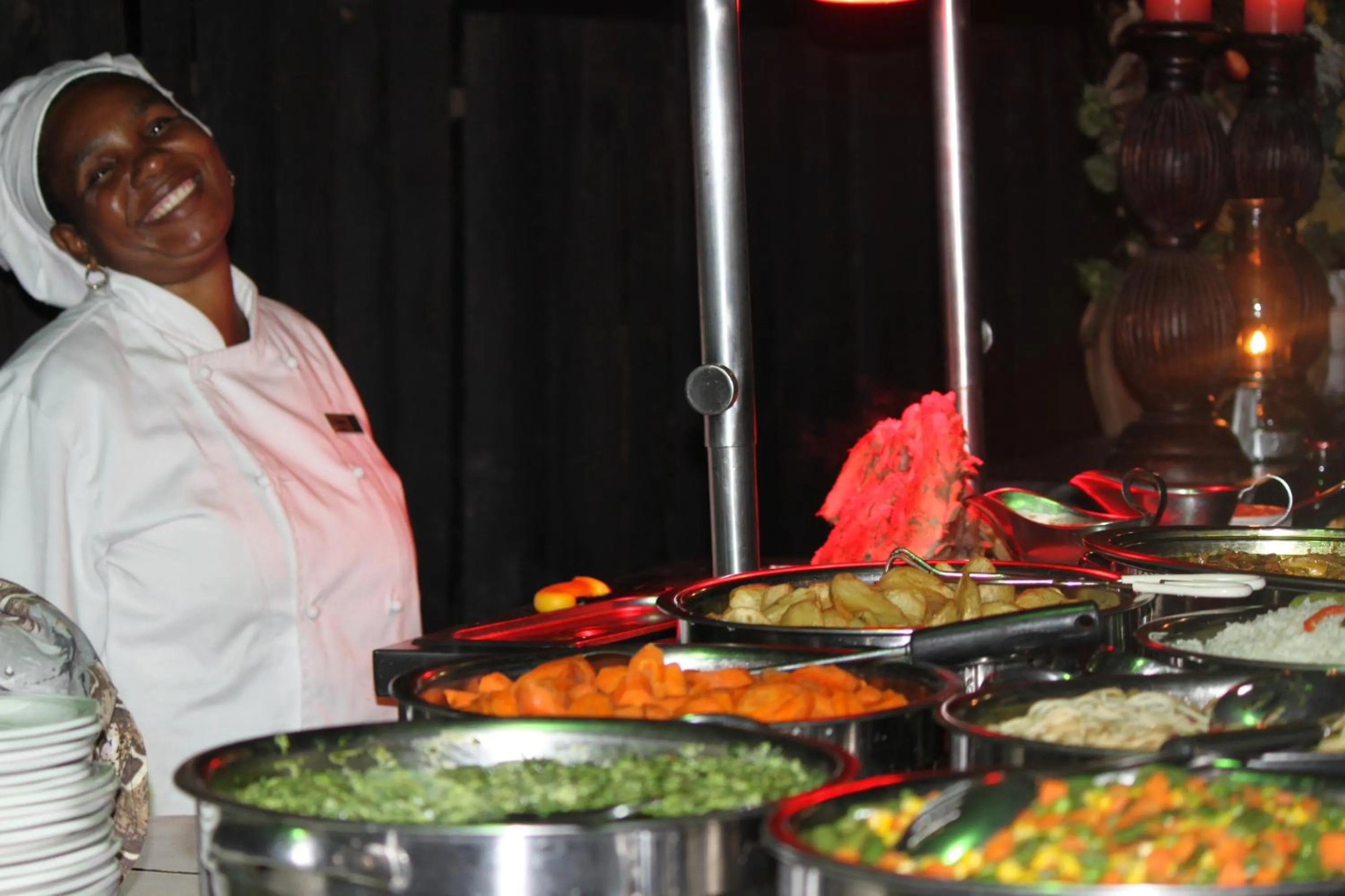 Dinner in Gooderson Bushlands Game Lodge