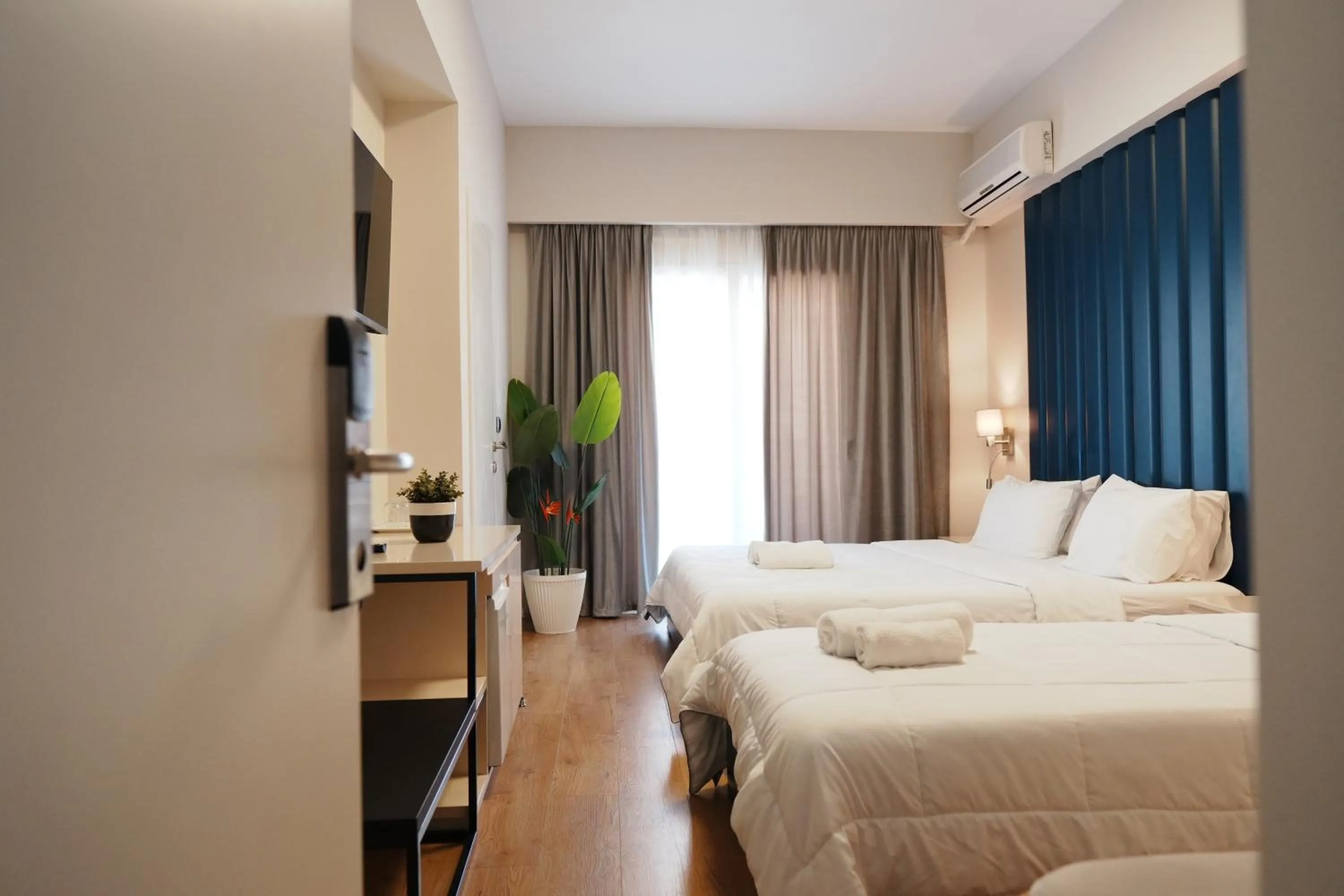 Bed in Hotel Blue Sky