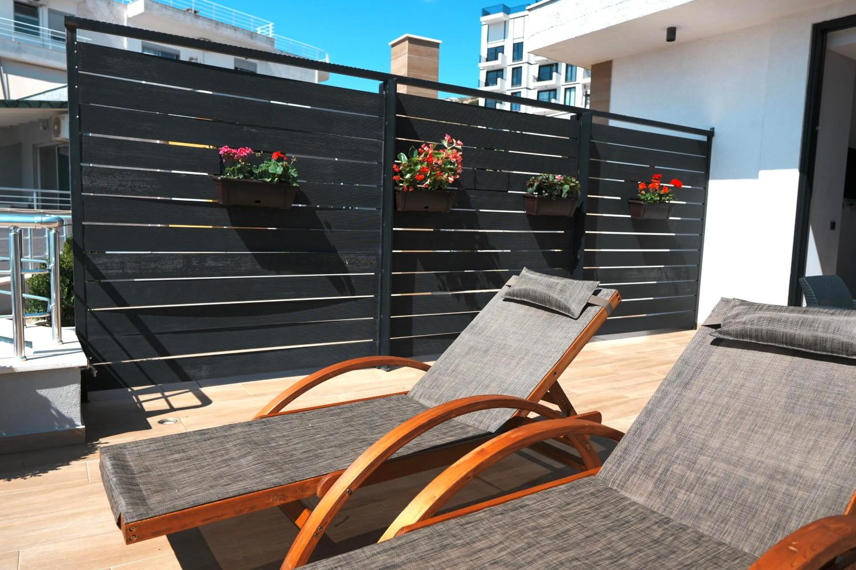 Property building in Hotel Blue Sky