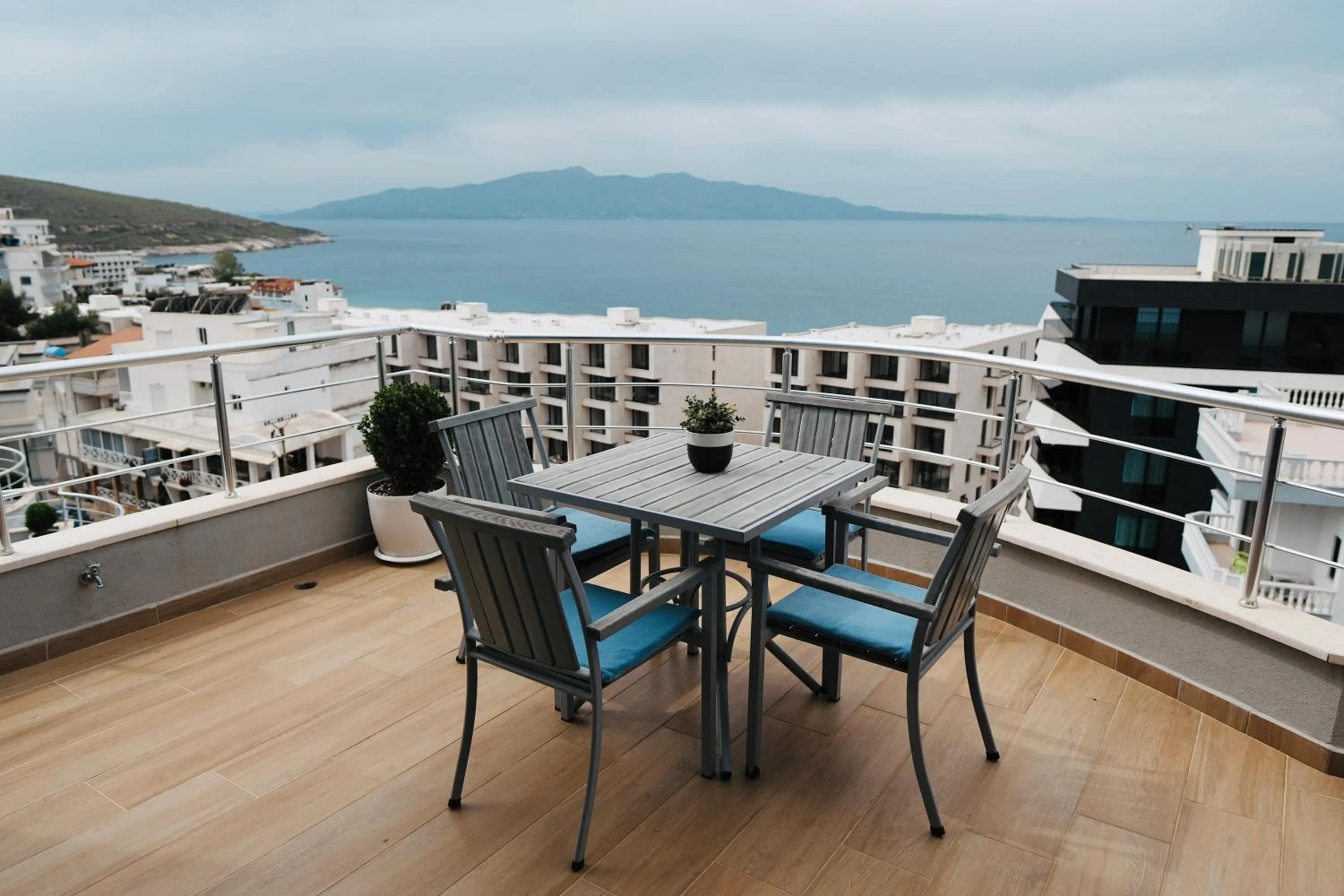 Property building in Hotel Blue Sky