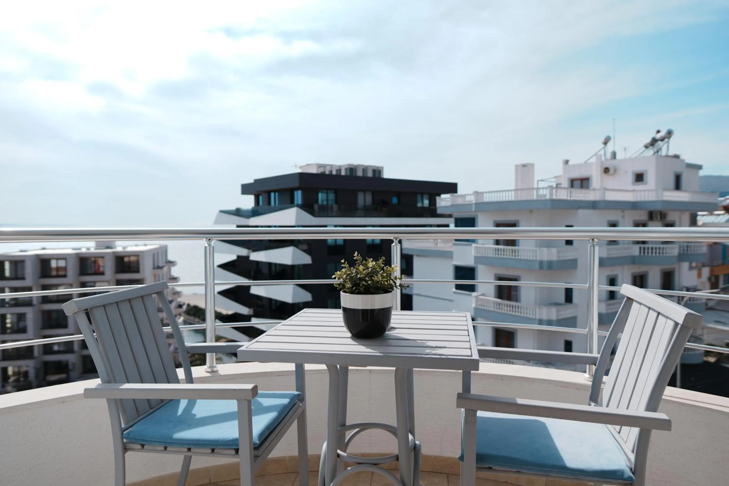 Property building in Hotel Blue Sky