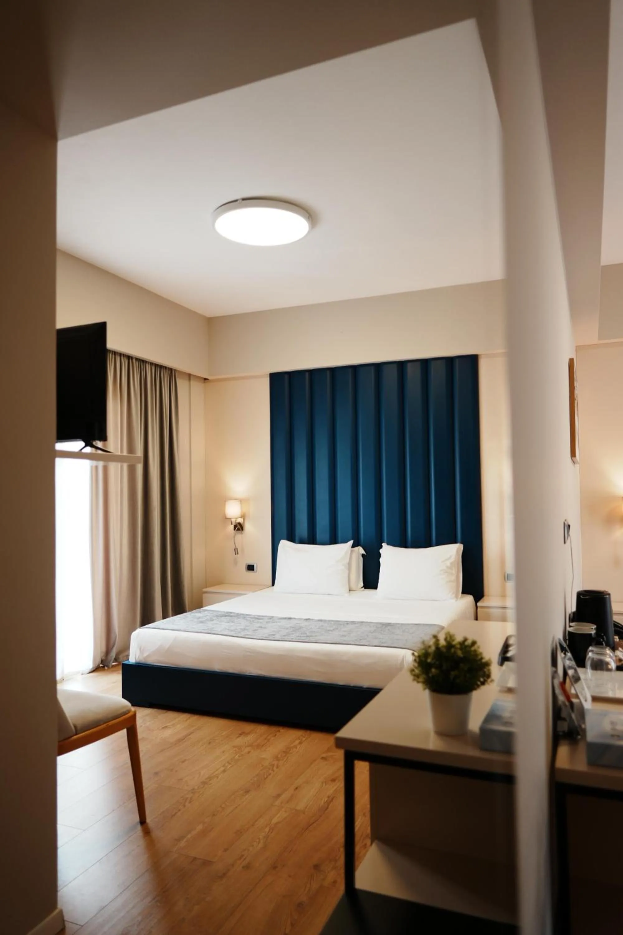 Bed in Hotel Blue Sky