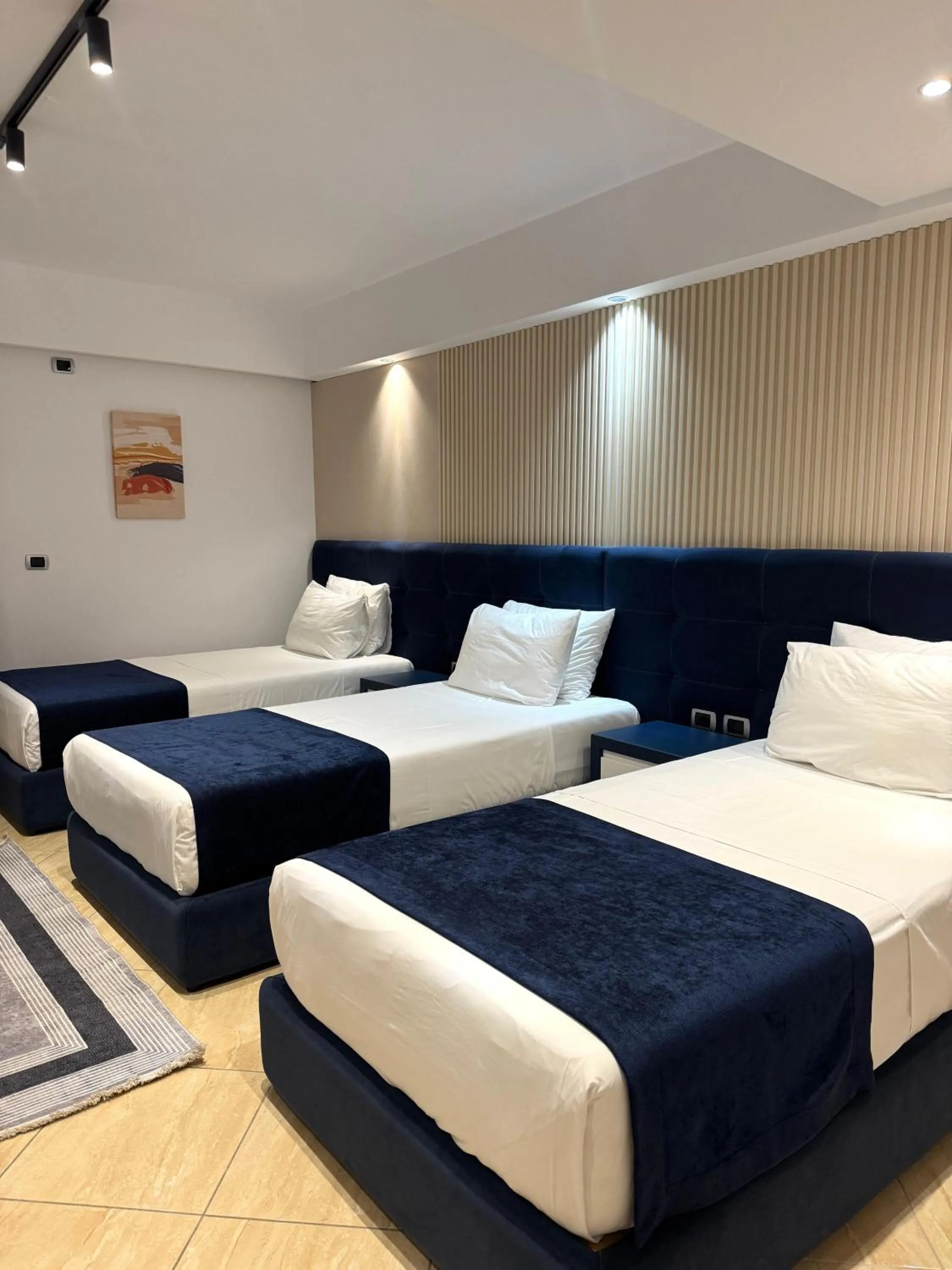 Property building, Bed in Hotel Blue Sky