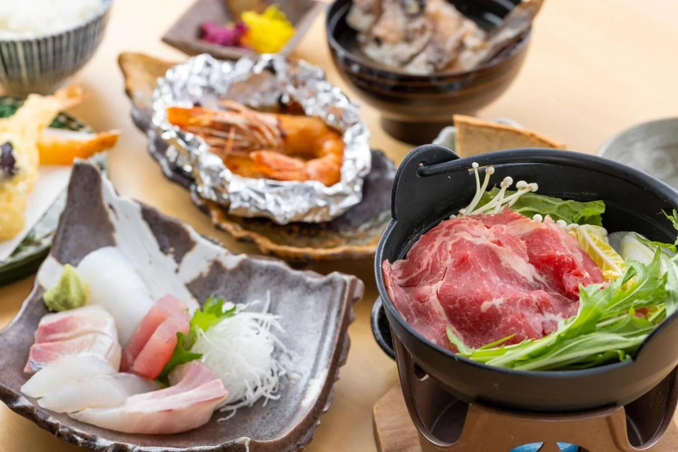 Food close-up in Hotel Nami