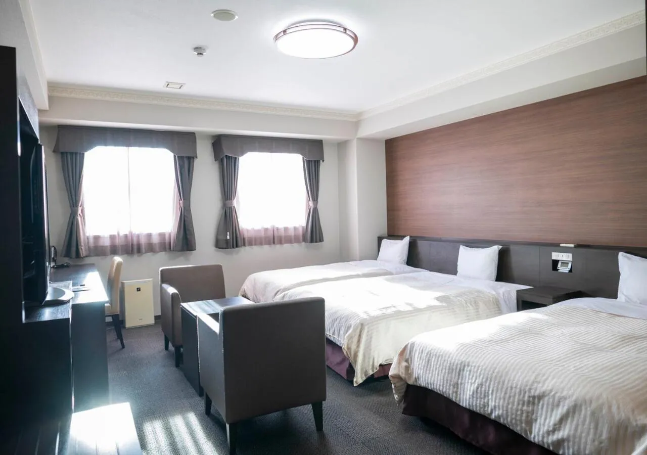 Bed in Hotel New Palace