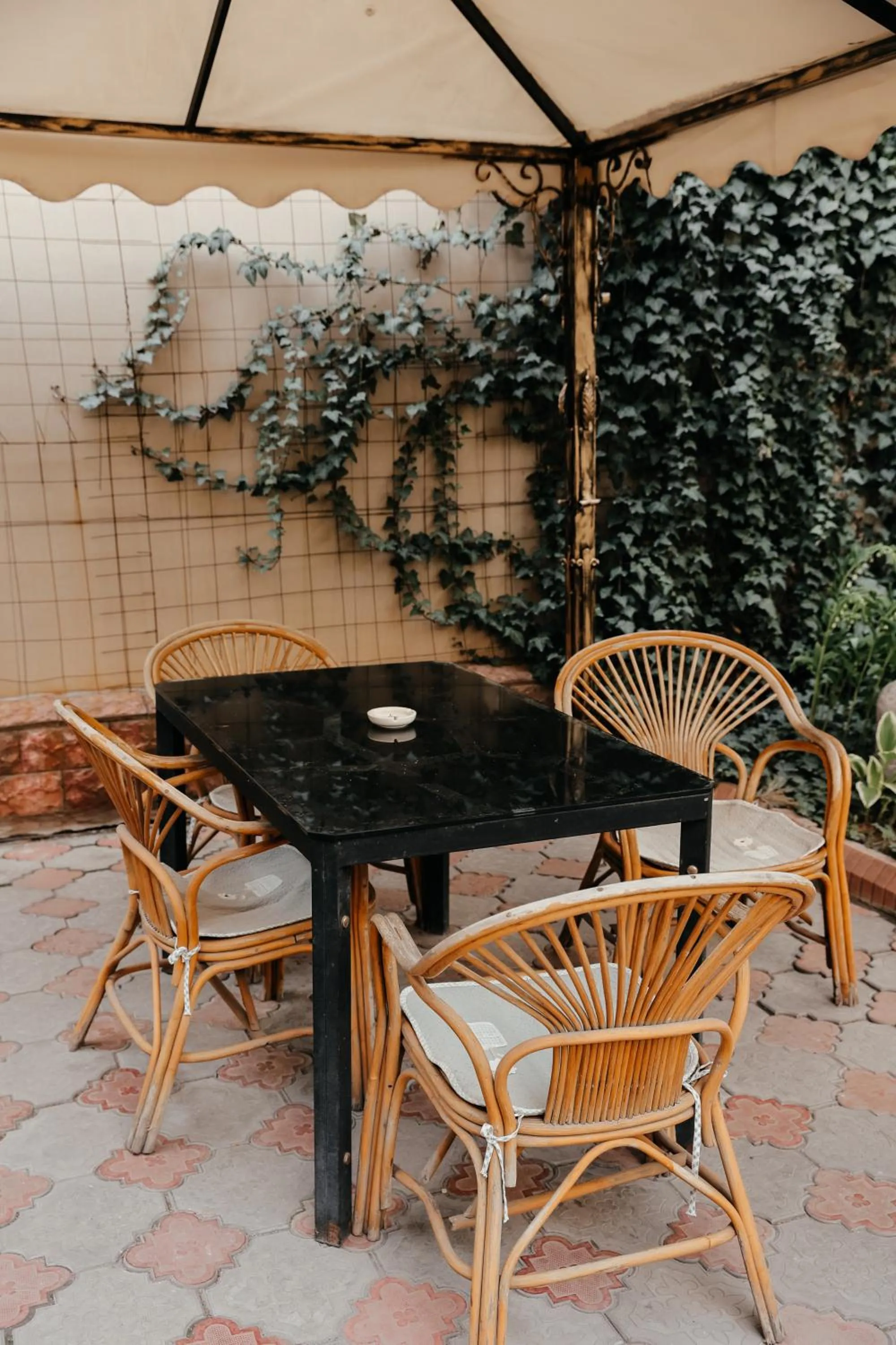 Patio in Grand Hotel