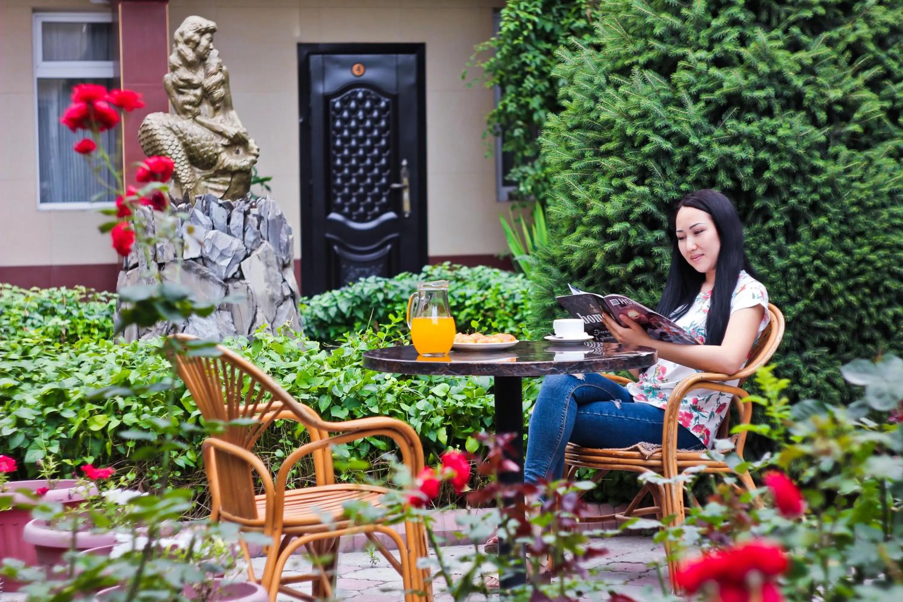 Garden in Grand Hotel