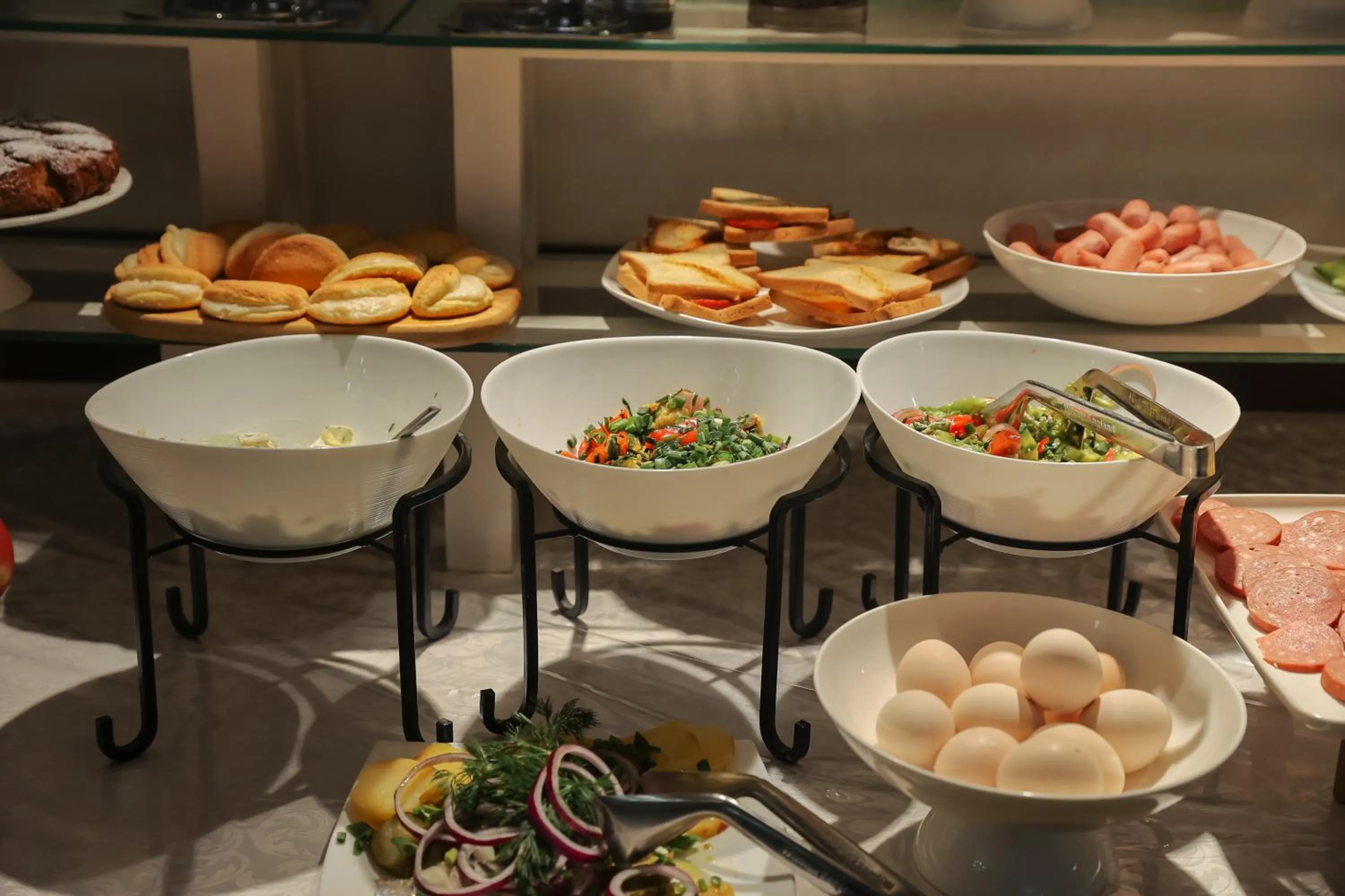 Buffet breakfast in Grand Hotel