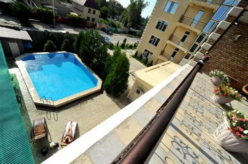 Pool view in Rich Hotel