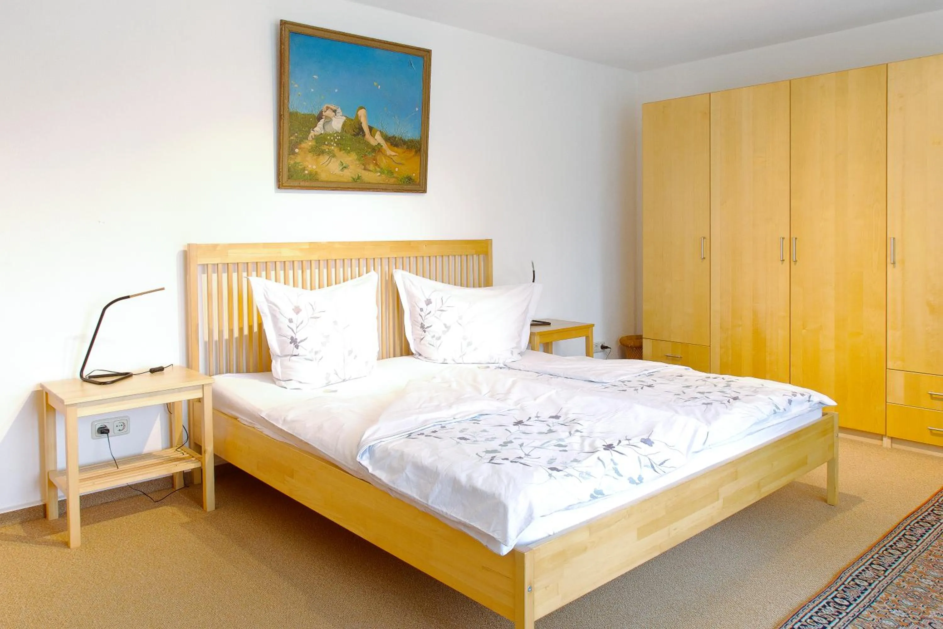 Bedroom, Bed in Ferienwohnung Oberloschwitz