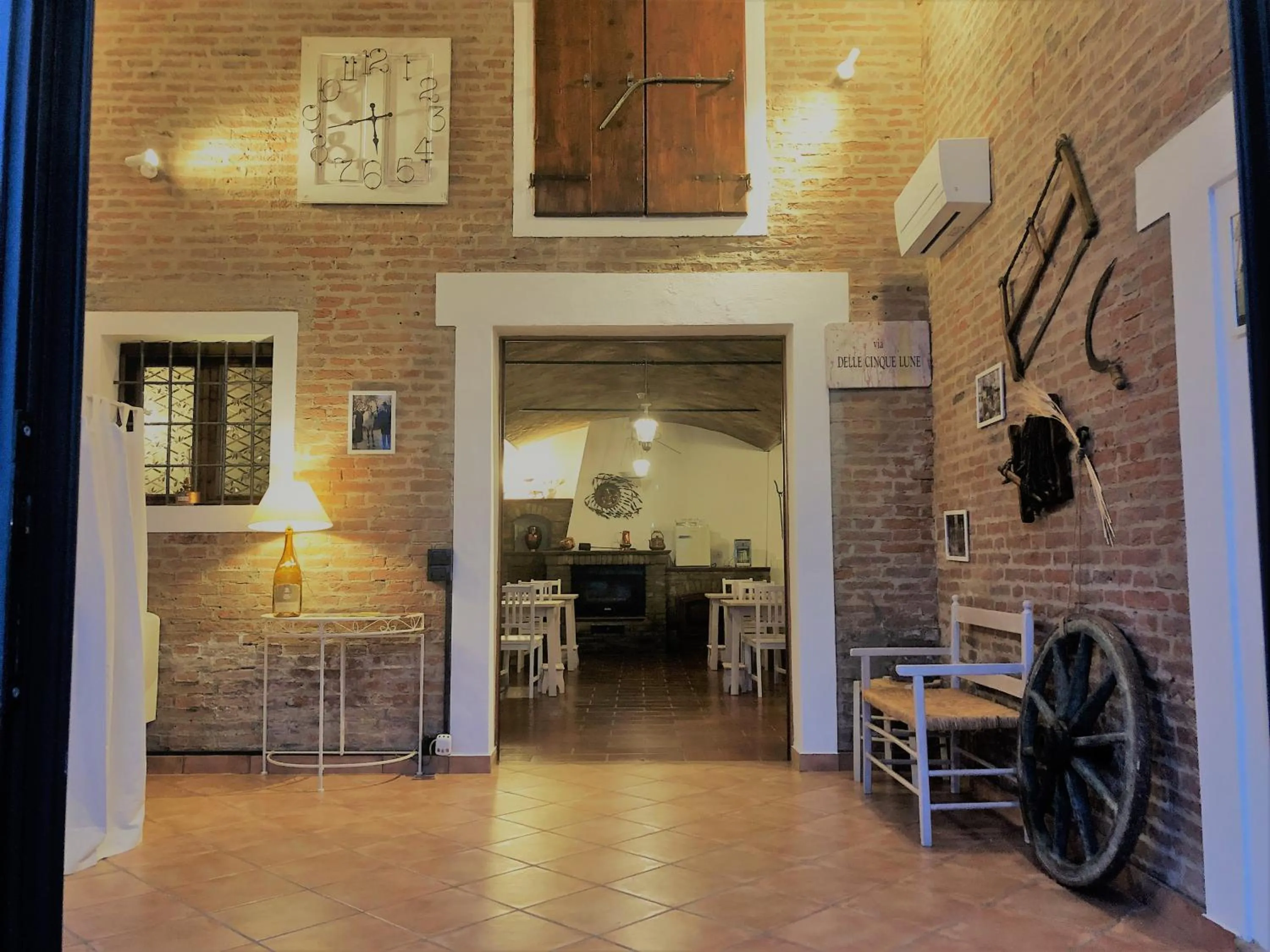 Lobby or reception in Il Contado -room and breakfast-