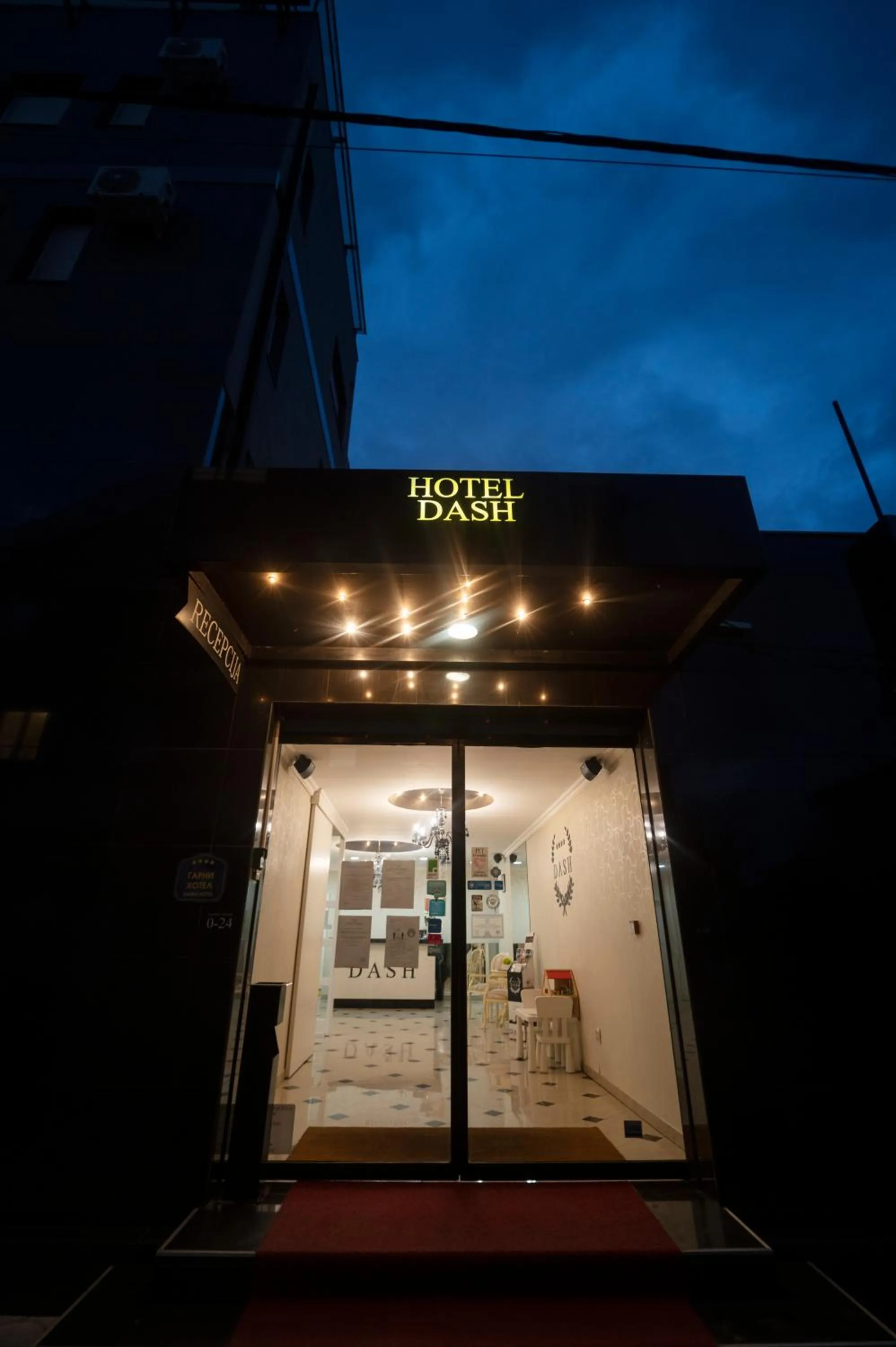 Property building in Garni Hotel Dash