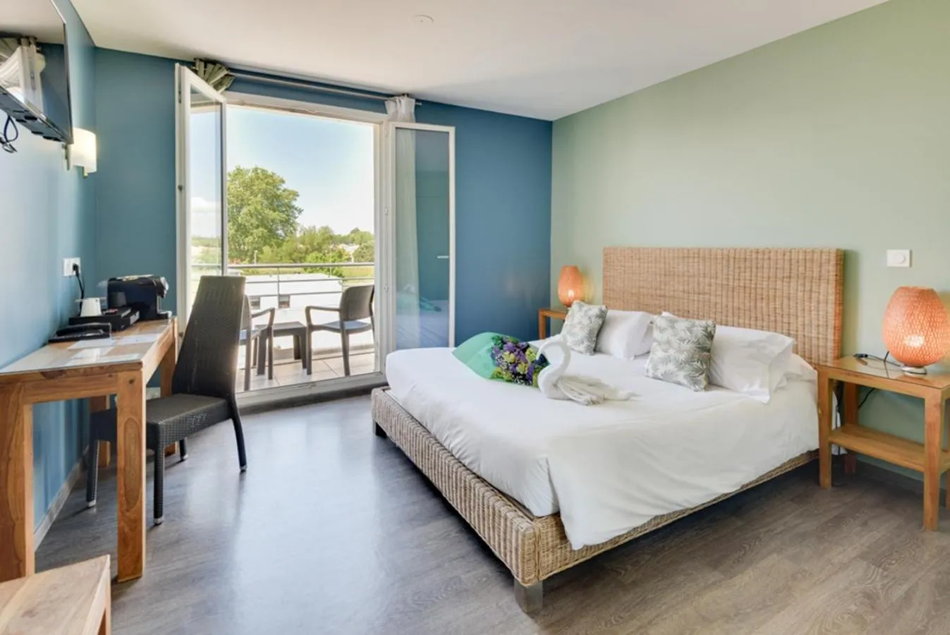 Photo of the whole room, Bed in Kyriad Perpignan Sud