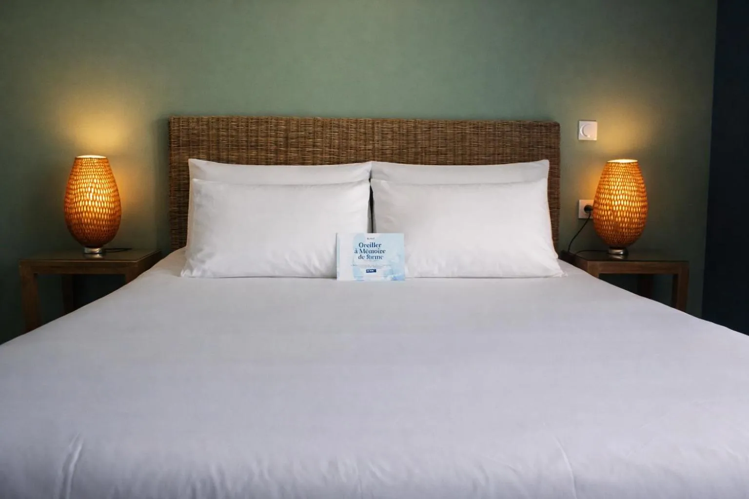 Bed in Kyriad Perpignan Sud