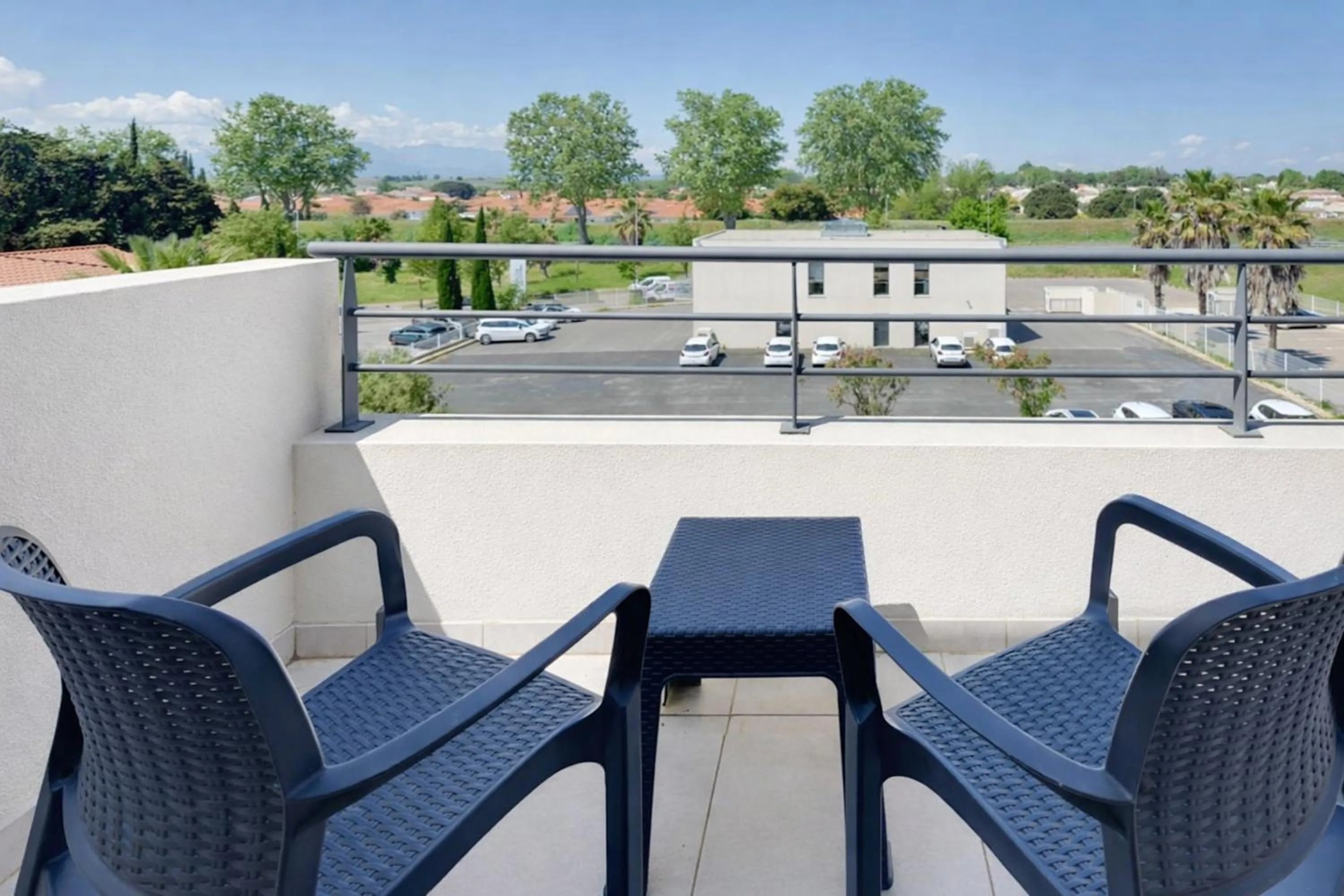 Balcony/Terrace in Kyriad Perpignan Sud