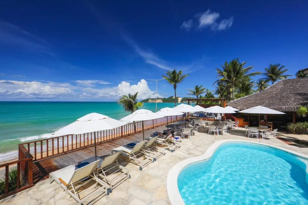 Pool view in Manary Praia Hotel
