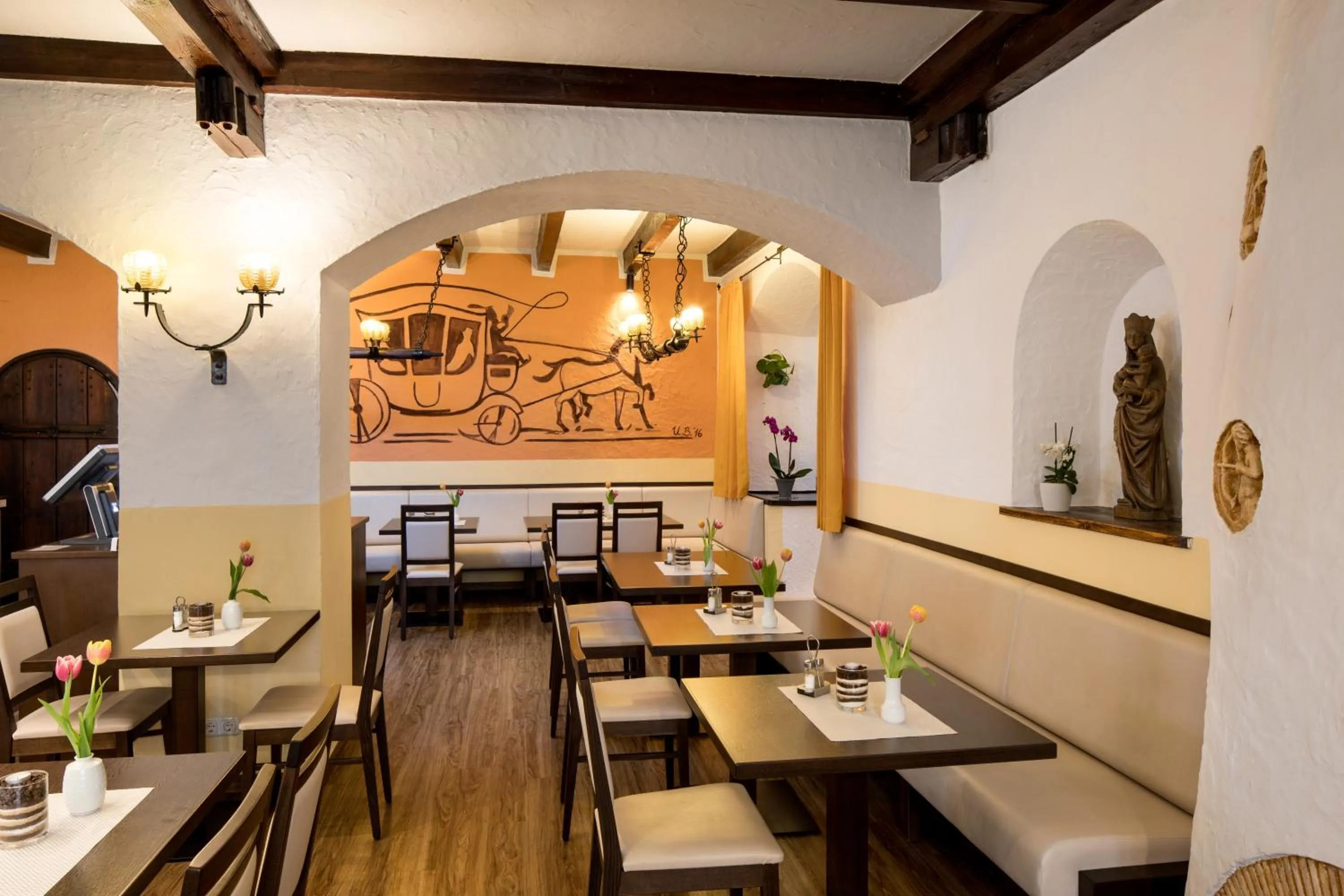 Decorative detail in Hotel Alte Post