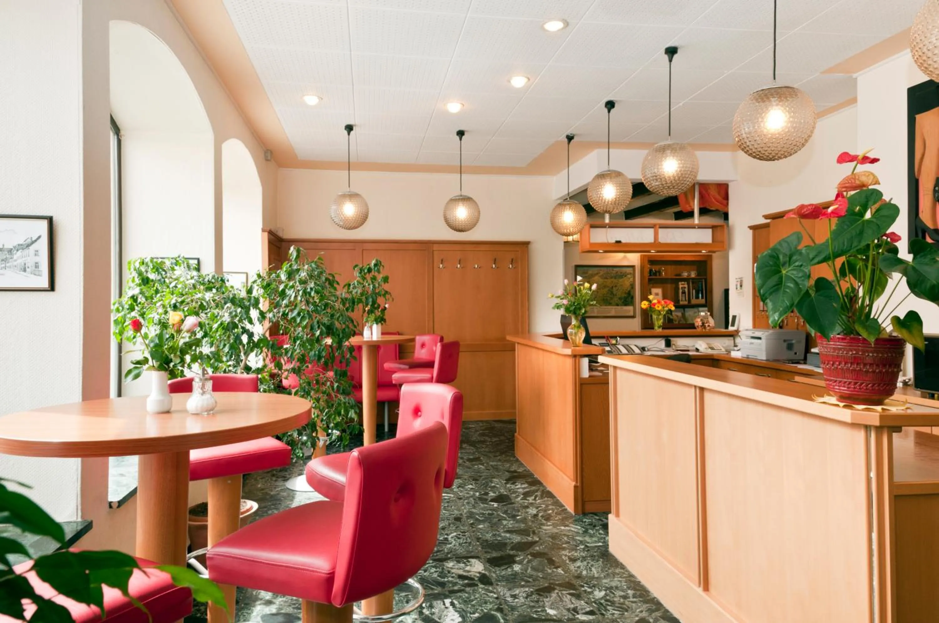Lobby or reception in Hotel Alte Post