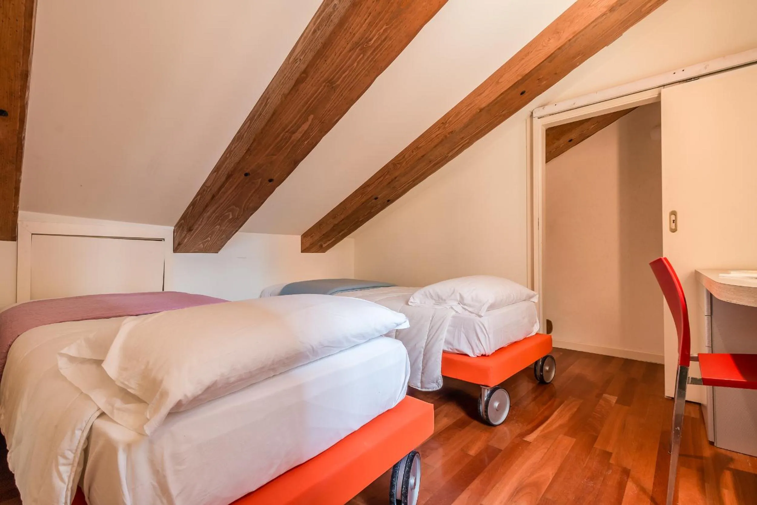 Bedroom, Bed in Rialto Mercato a Family in Venice like at Home