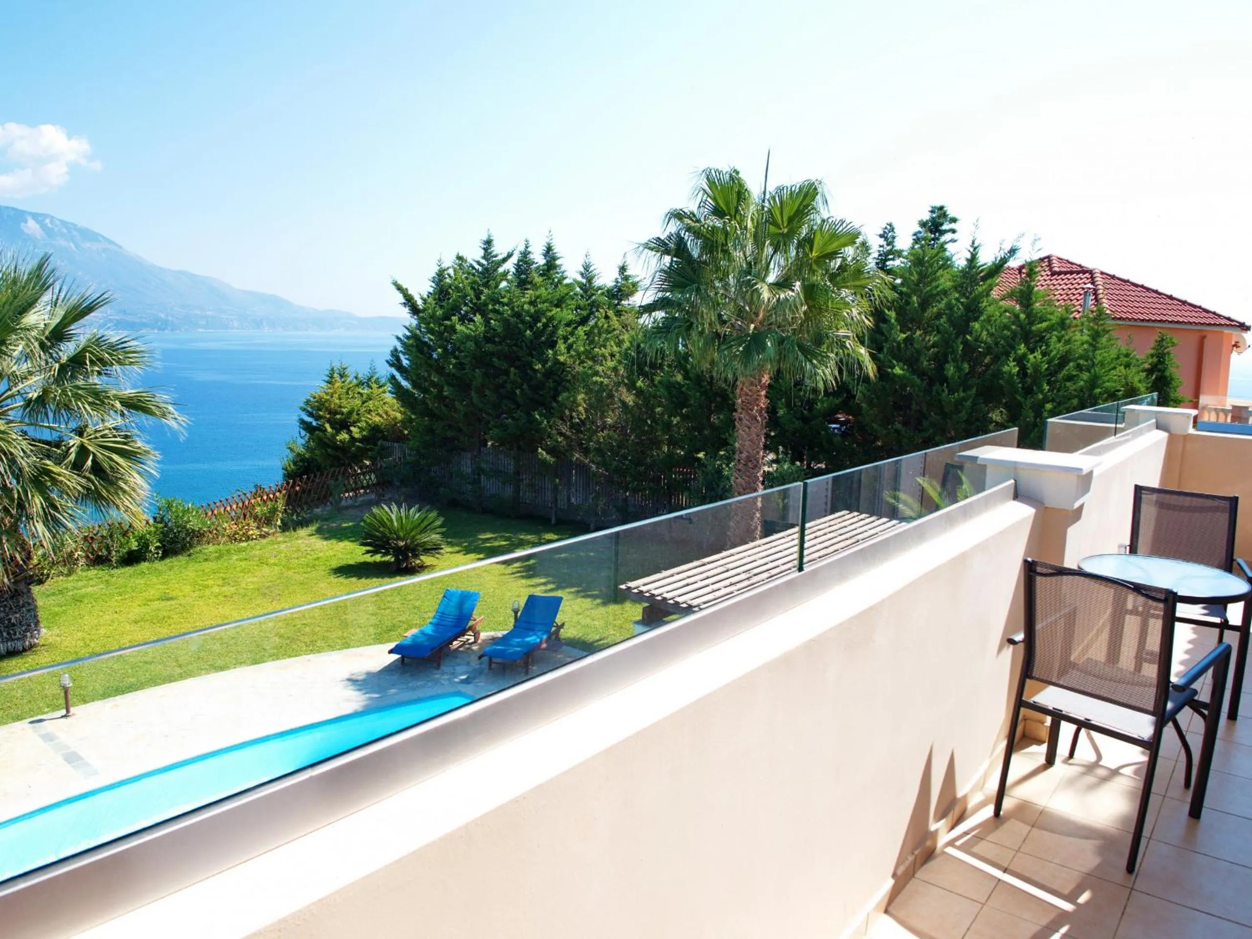 Balcony/Terrace in Villa Eros Spartia Kefalonia
