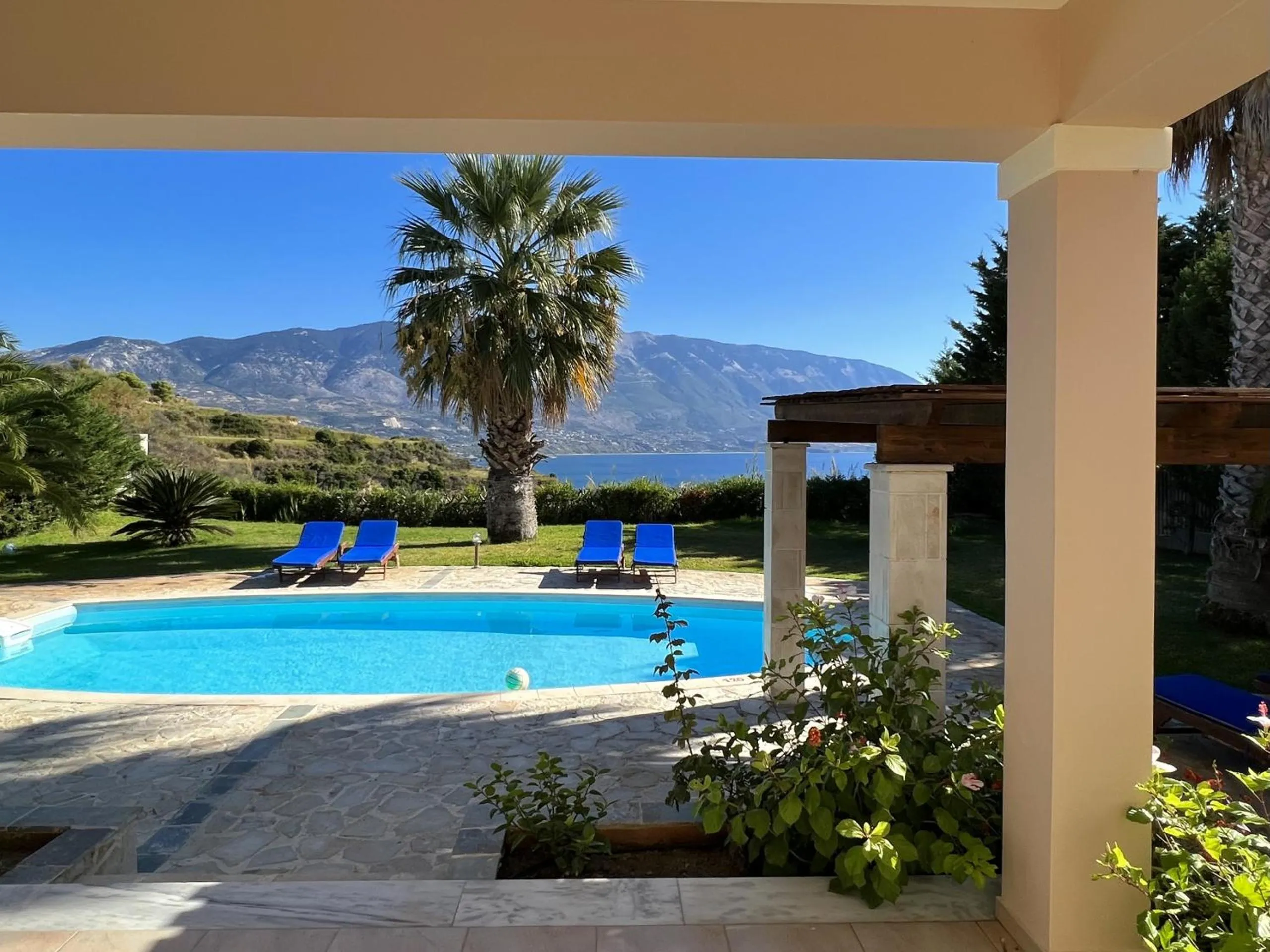 Swimming pool in Villa Eros Spartia Kefalonia