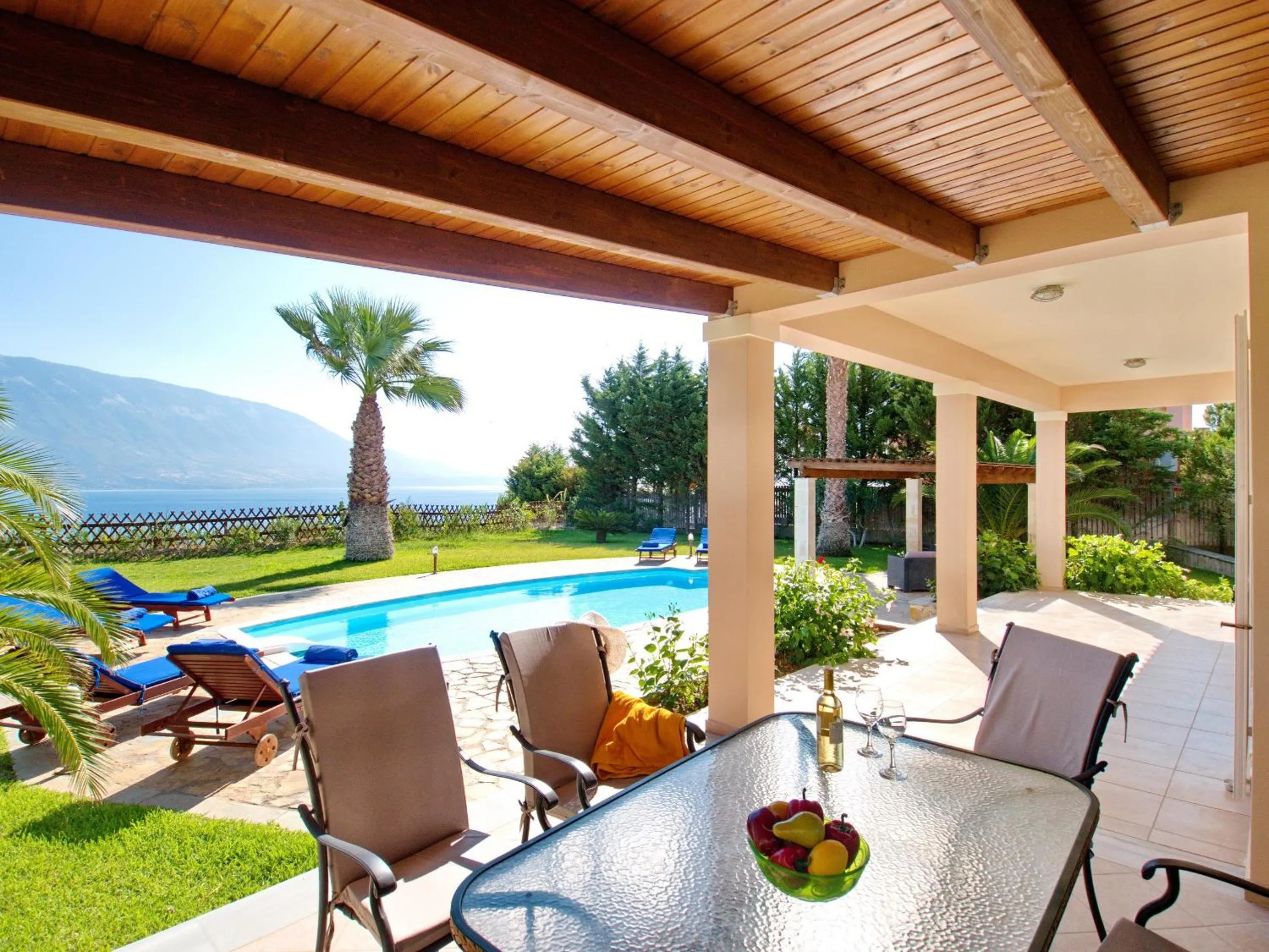 Balcony/Terrace in Villa Eros Spartia Kefalonia