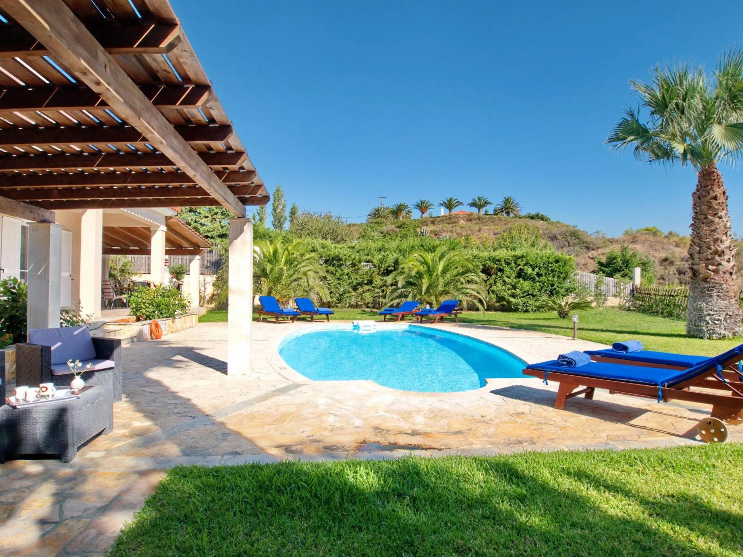 Swimming pool in Villa Eros Spartia Kefalonia