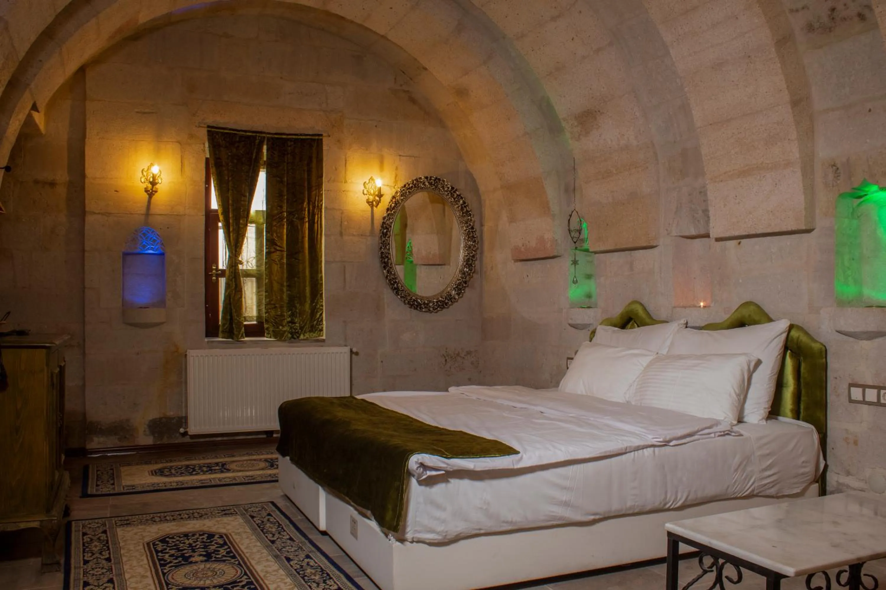 Bed in Cave Art Hotel Cappadocia