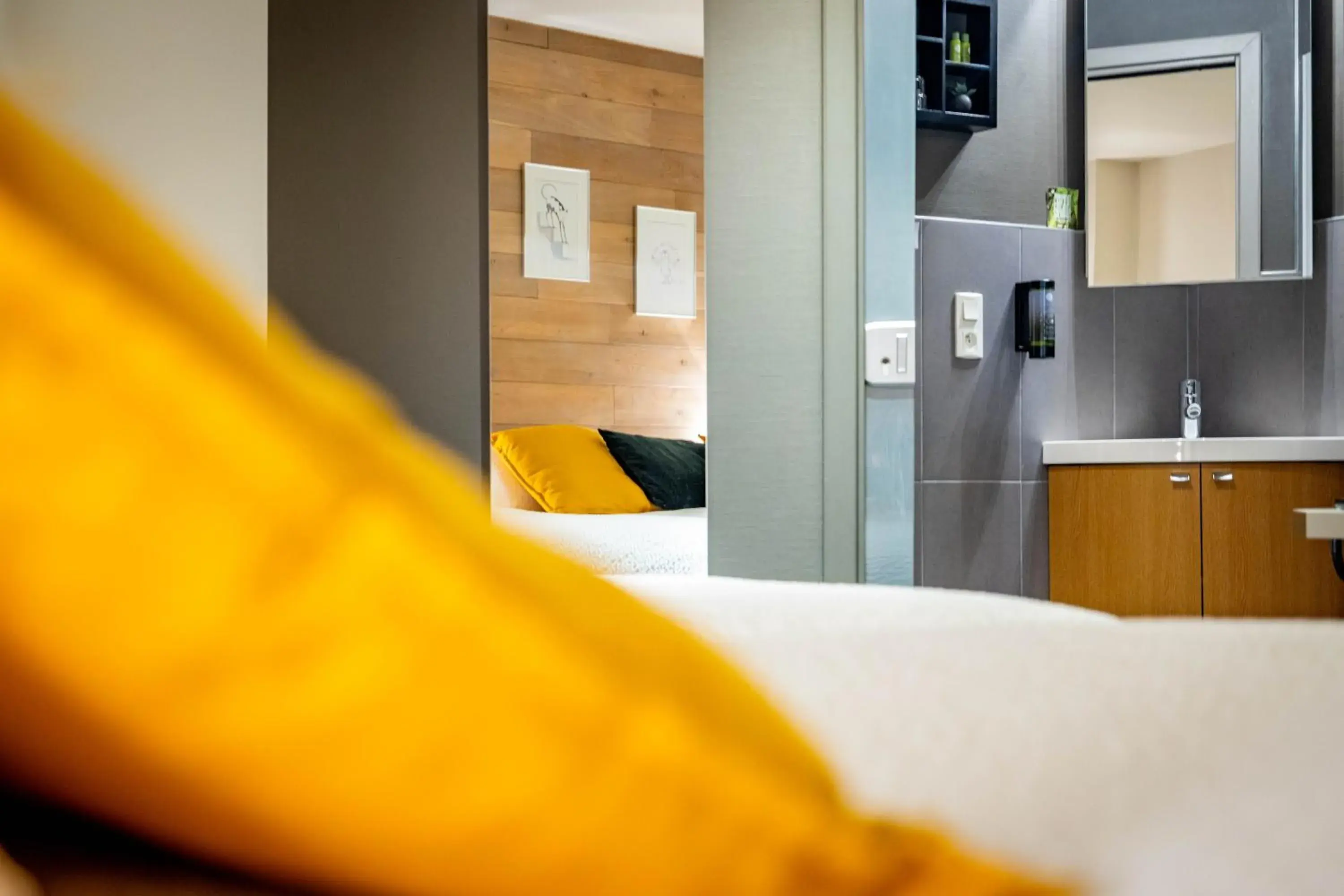 Standard Double Room in Logis Hôtel Restaurant & Spa La Rochette Standard Double Room in Logis Hôtel Restaurant & Spa La Rochette