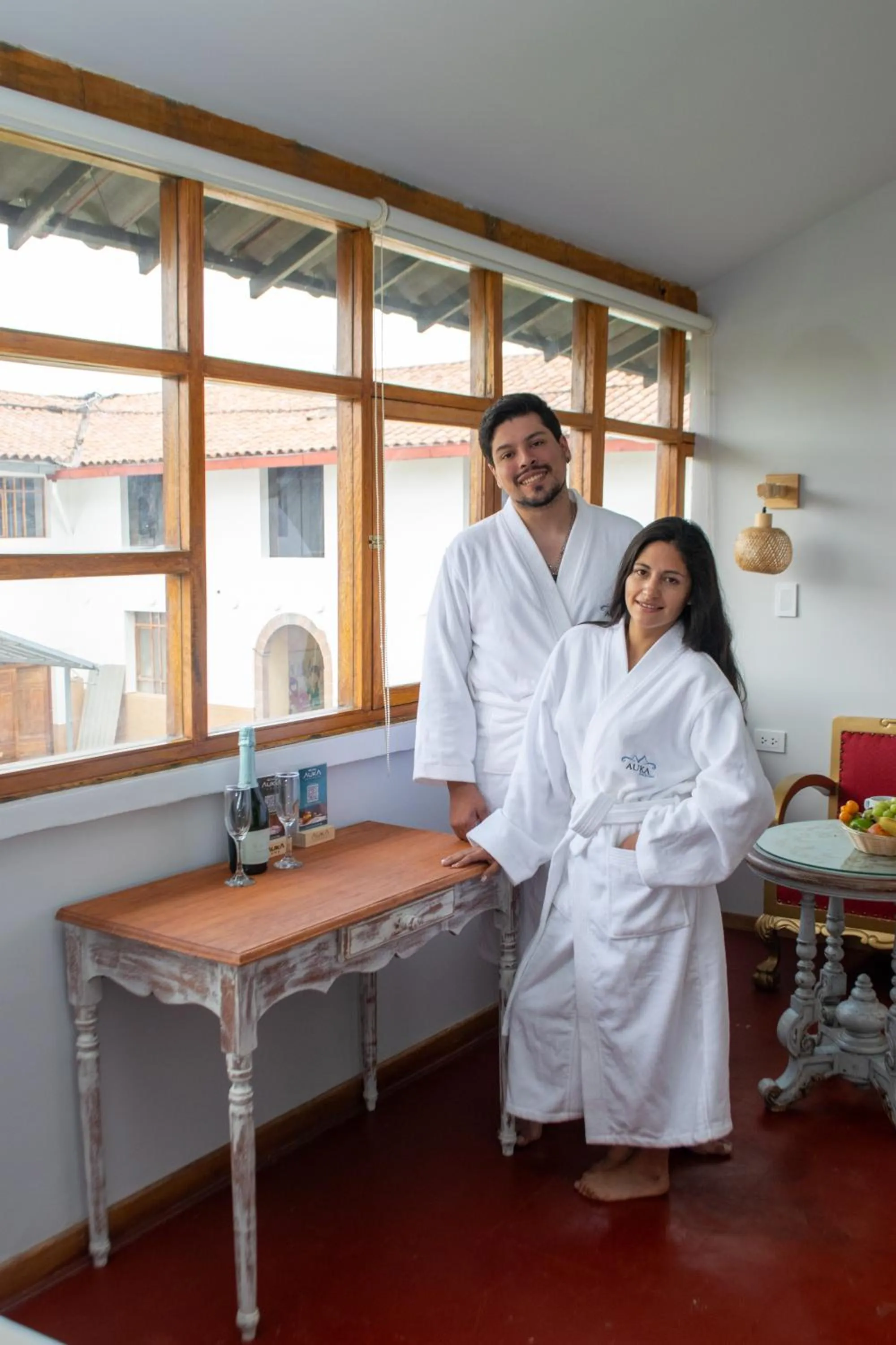 group of guests in Hotel Monasterio San Pedro