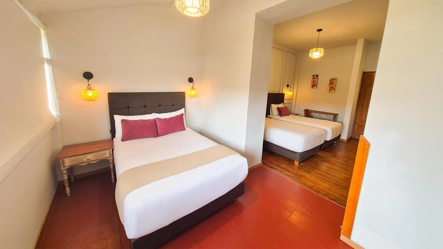 Bed in Hotel Monasterio San Pedro