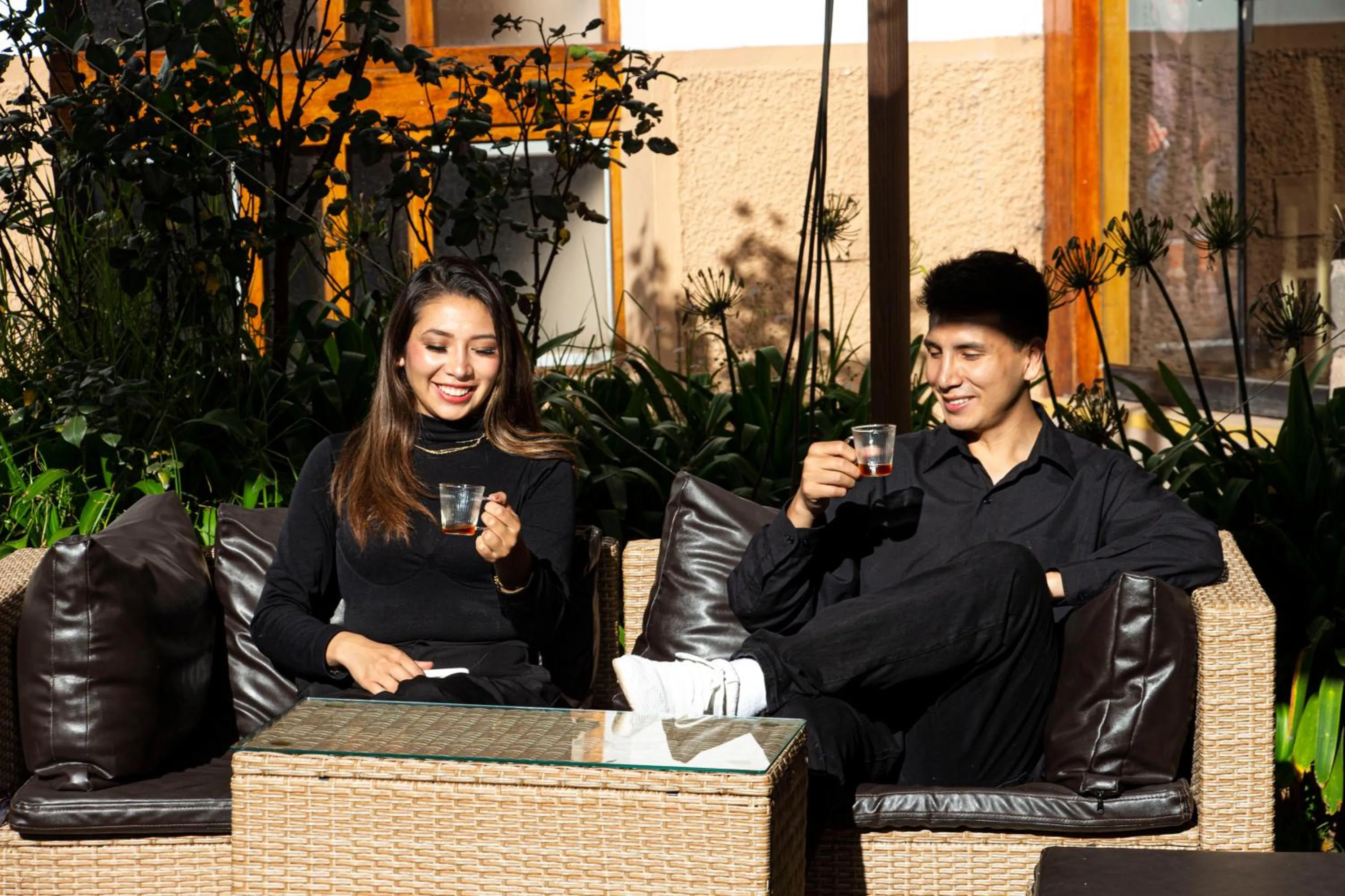 Patio in Hotel Monasterio San Pedro