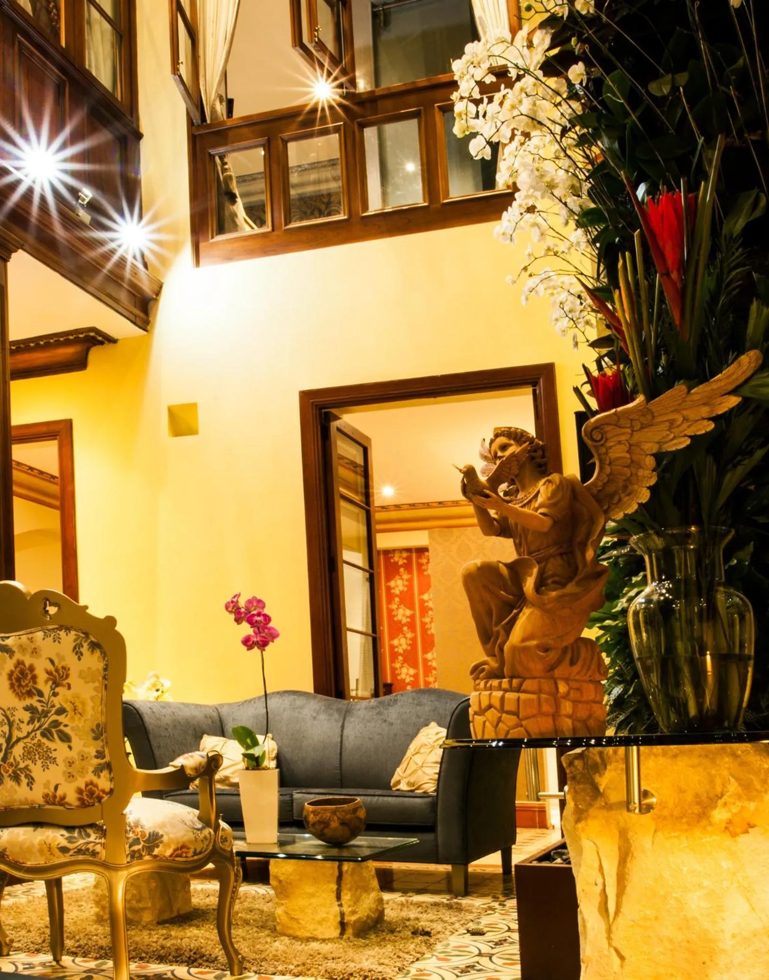 Lobby or reception in The Orchids