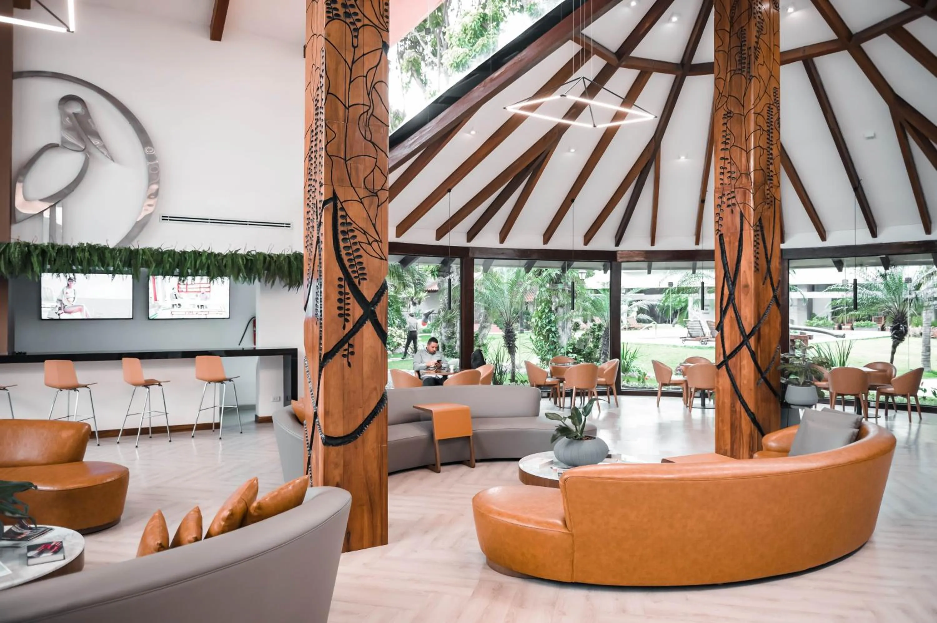 Lobby or reception in Hotel Cortez