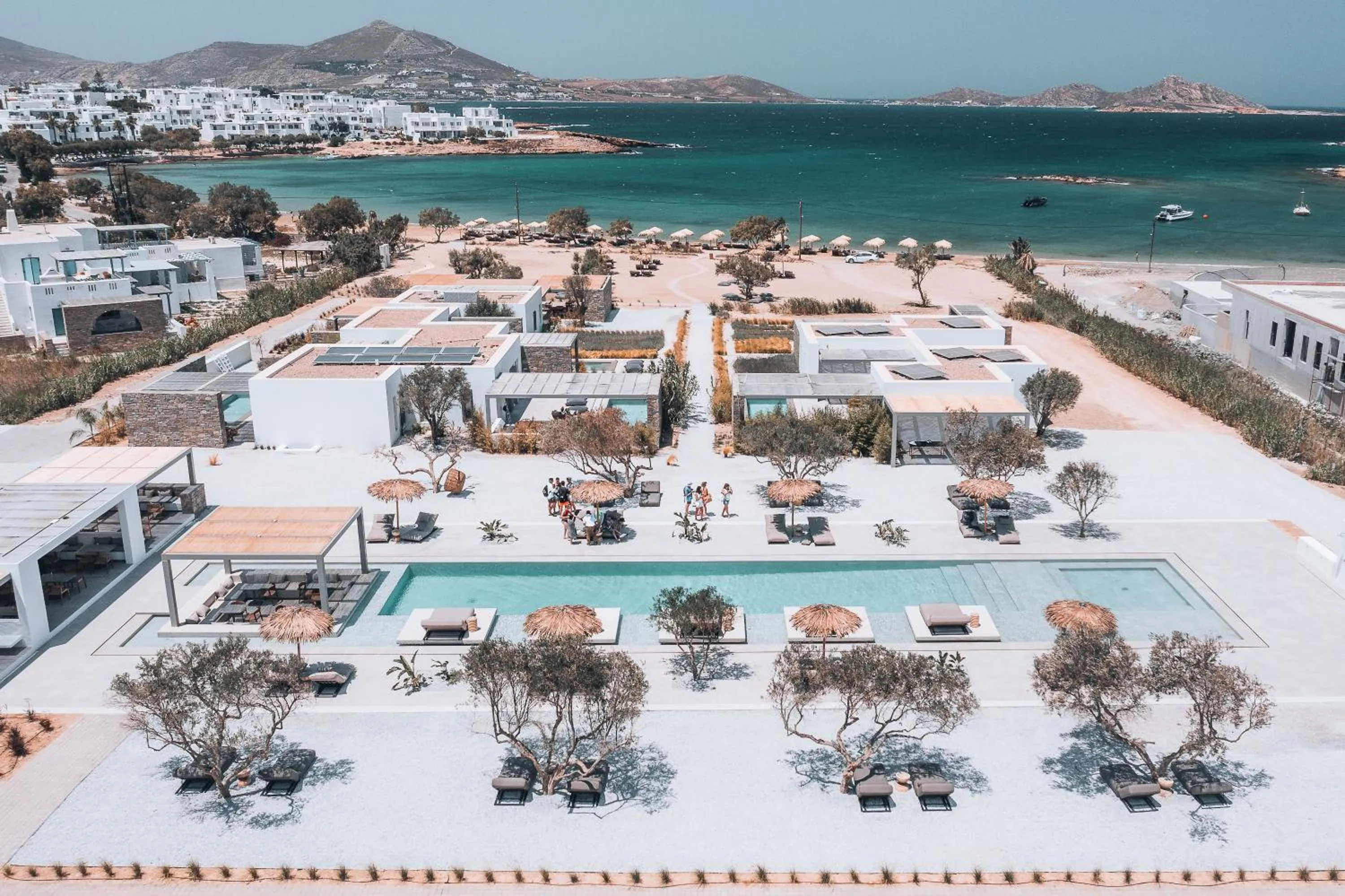 Bird's eye view in Cove Paros