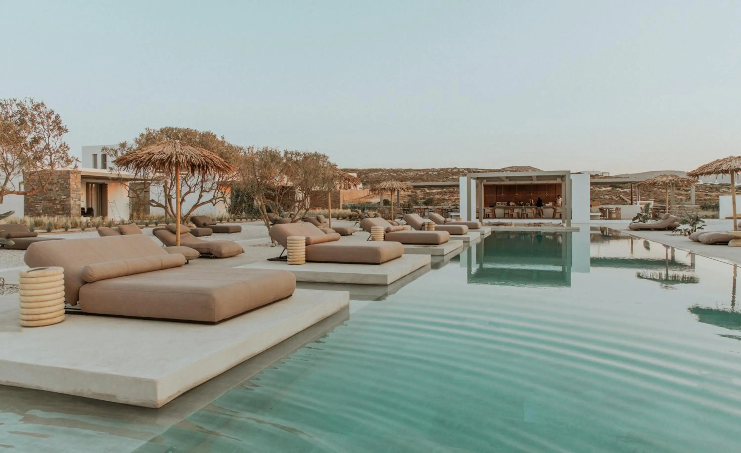 Swimming pool in Cove Paros