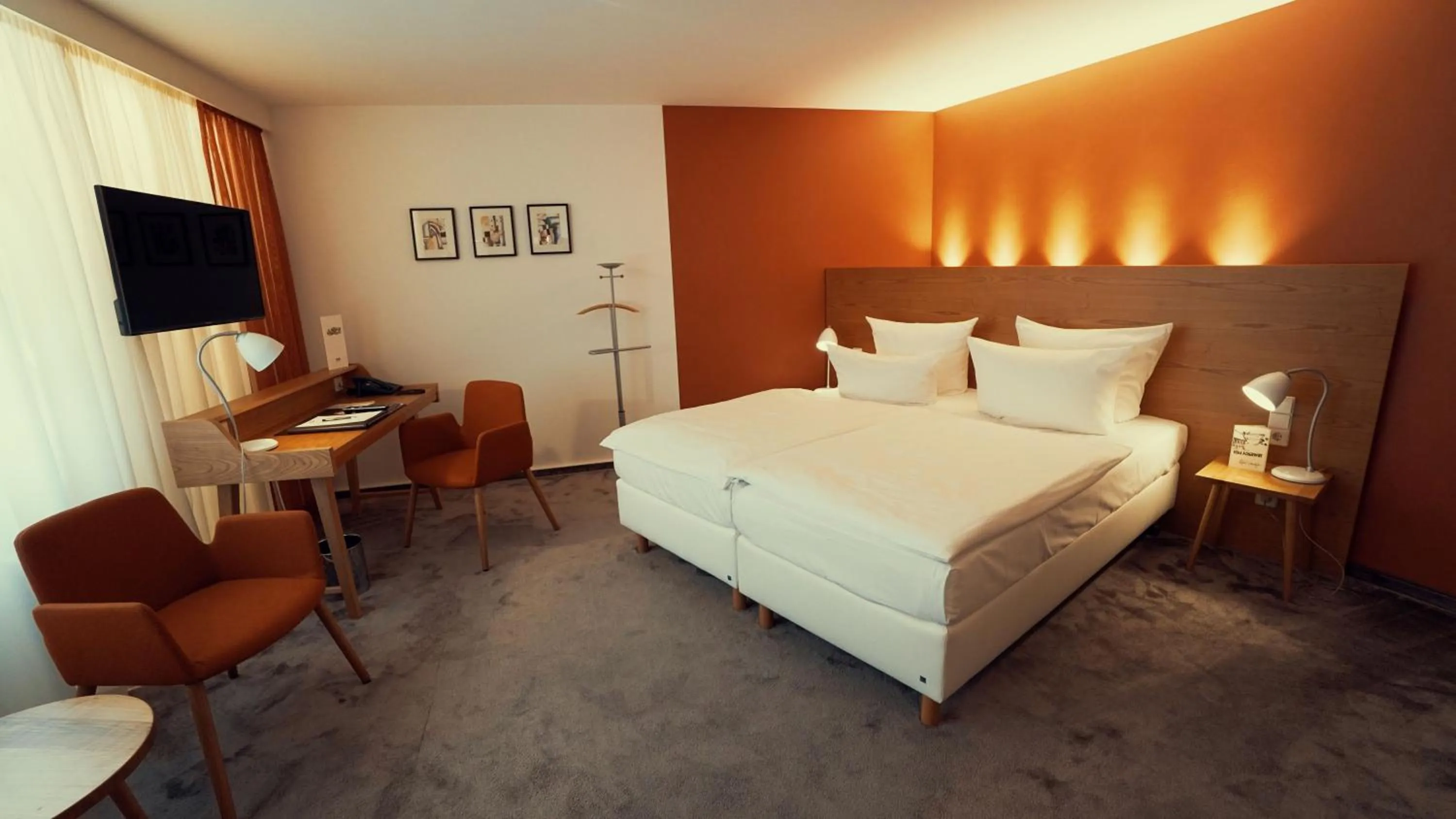 Bedroom, Bed in Hotel Adler Asperg