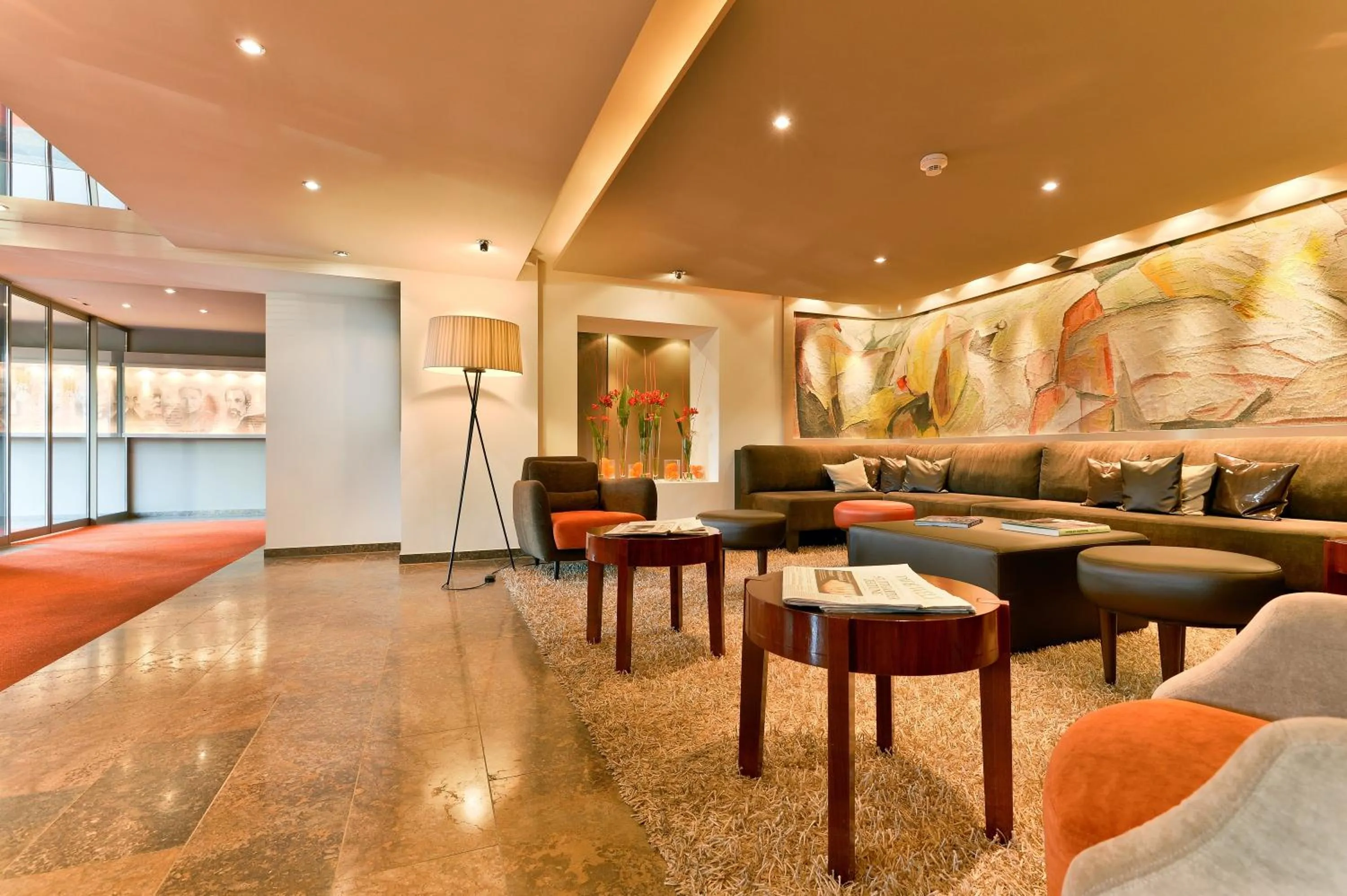 Lobby or reception in Hotel Adler Asperg