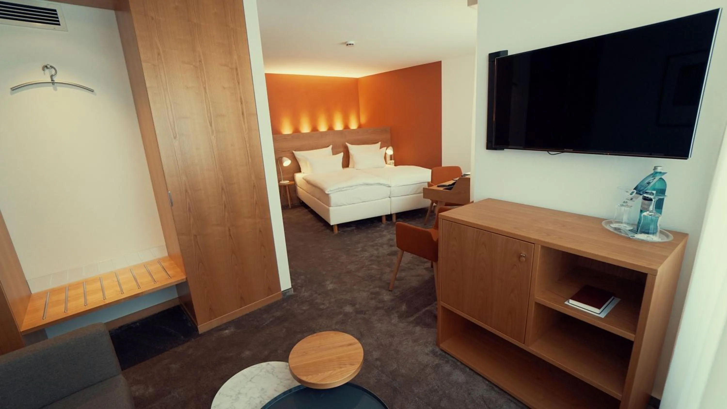 Bedroom, Bed in Hotel Adler Asperg