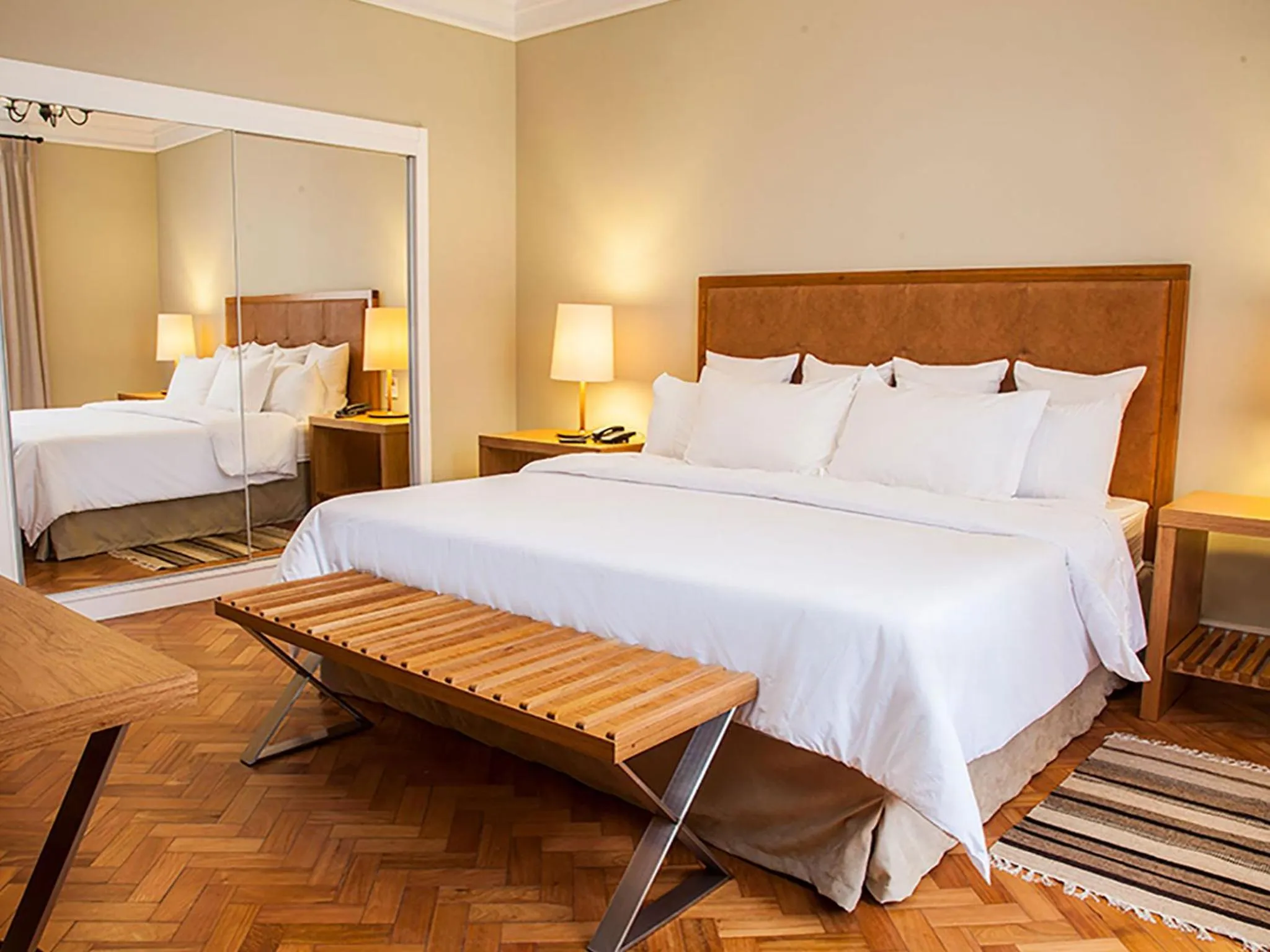 Bed in Hotel Escola Bela Vista