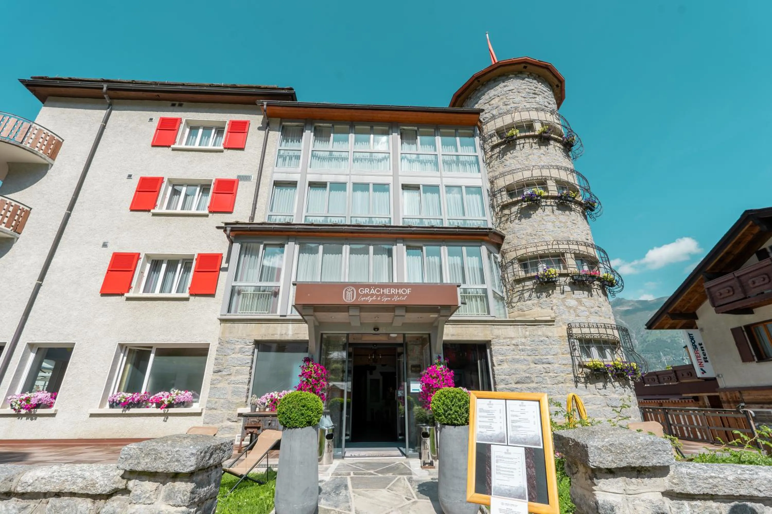 Property building in Lifestyle & Spa Hotel Grächerhof