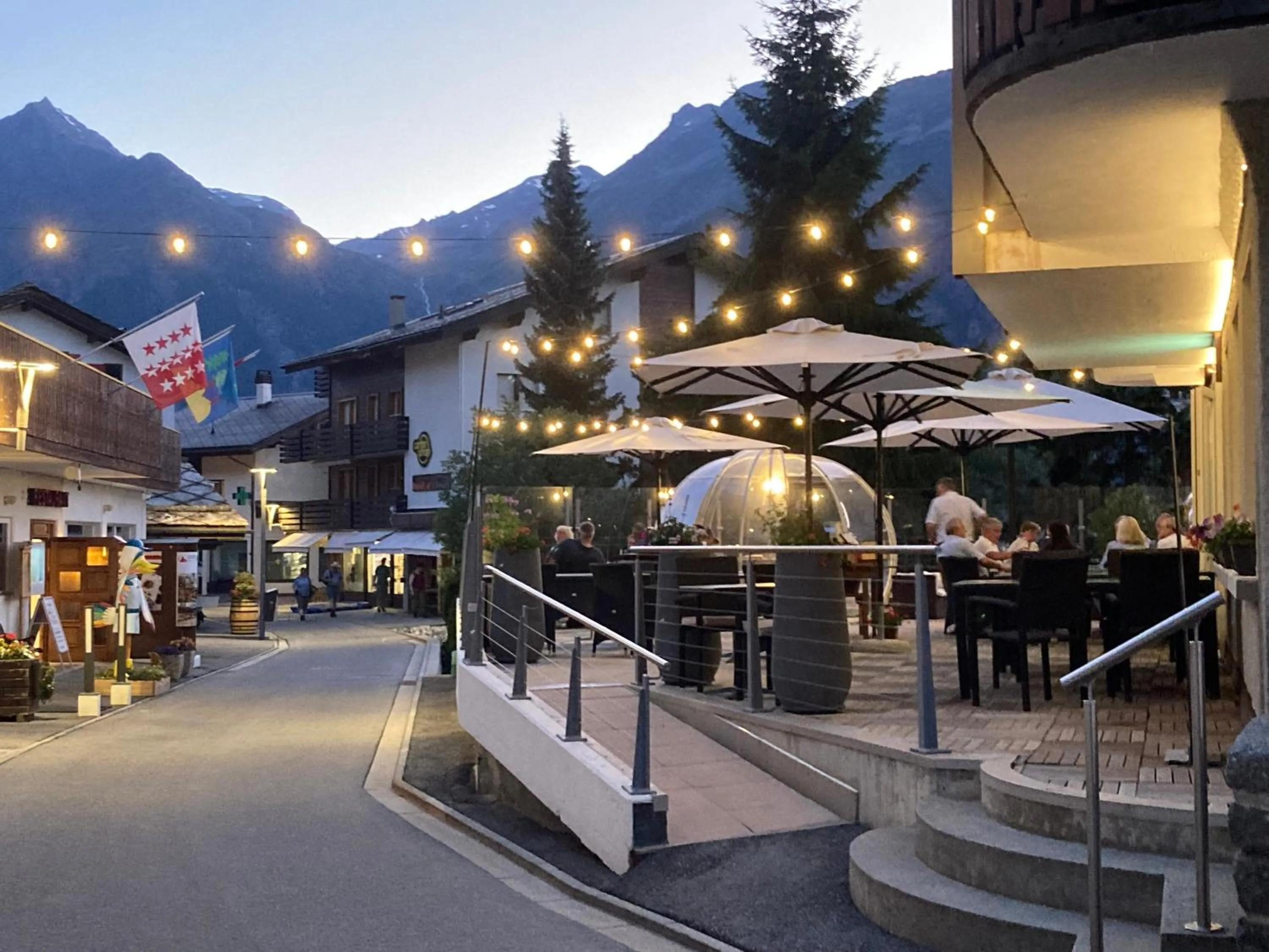 Balcony/Terrace in Lifestyle & Spa Hotel Grächerhof