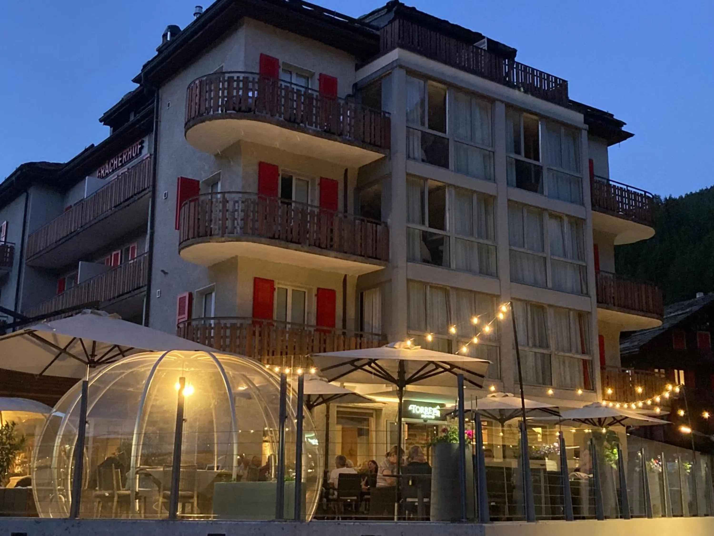 Balcony/Terrace in Lifestyle & Spa Hotel Grächerhof