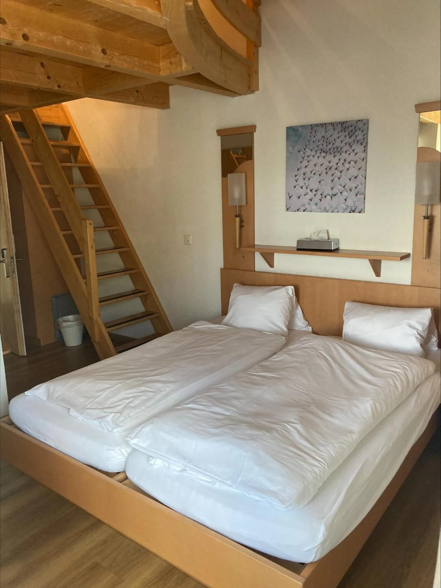 Bed in Lifestyle & Spa Hotel Grächerhof