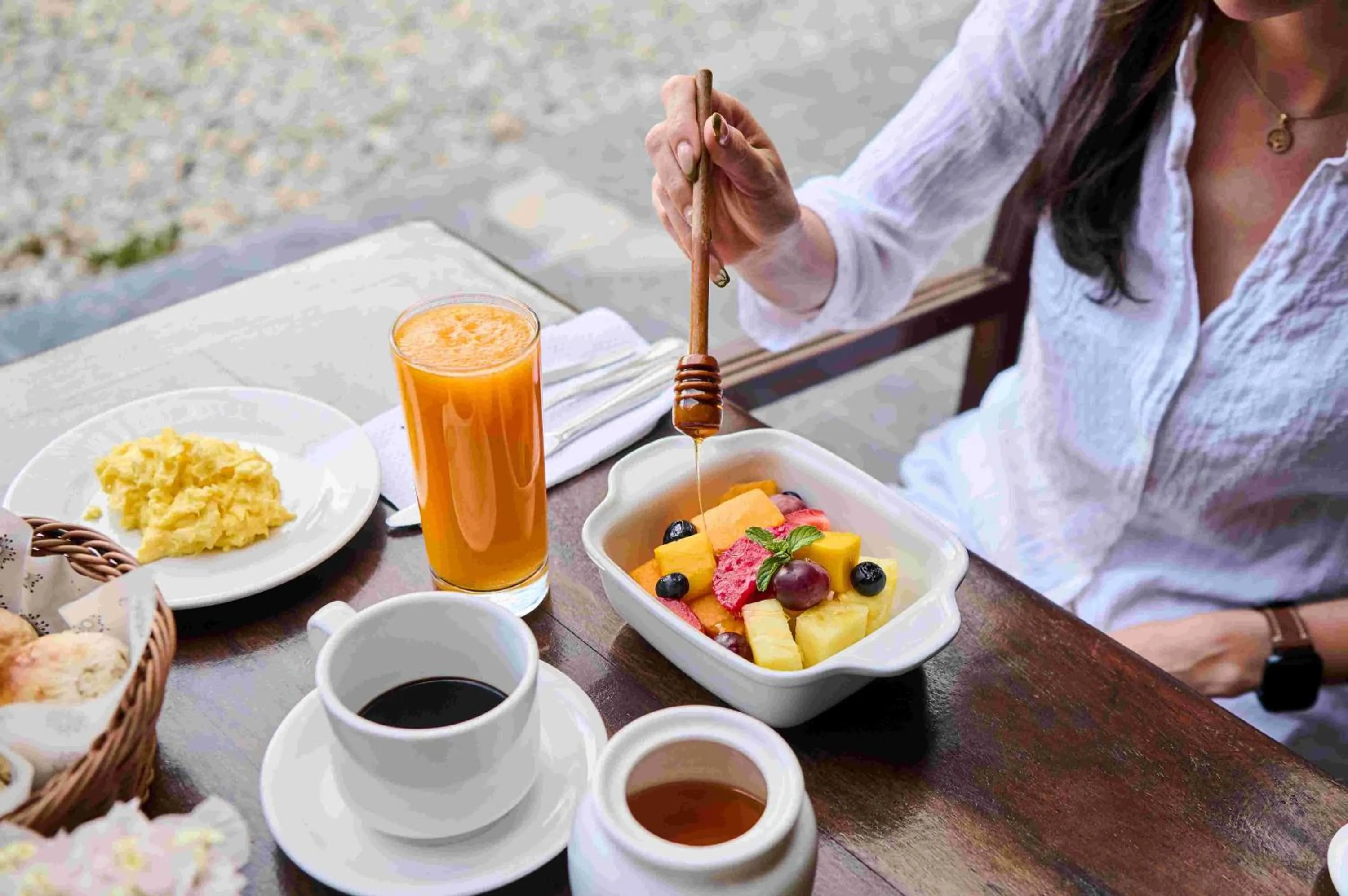 Breakfast in Empedrada Ranch & Lodge - Hotel Asociado Casa Andina